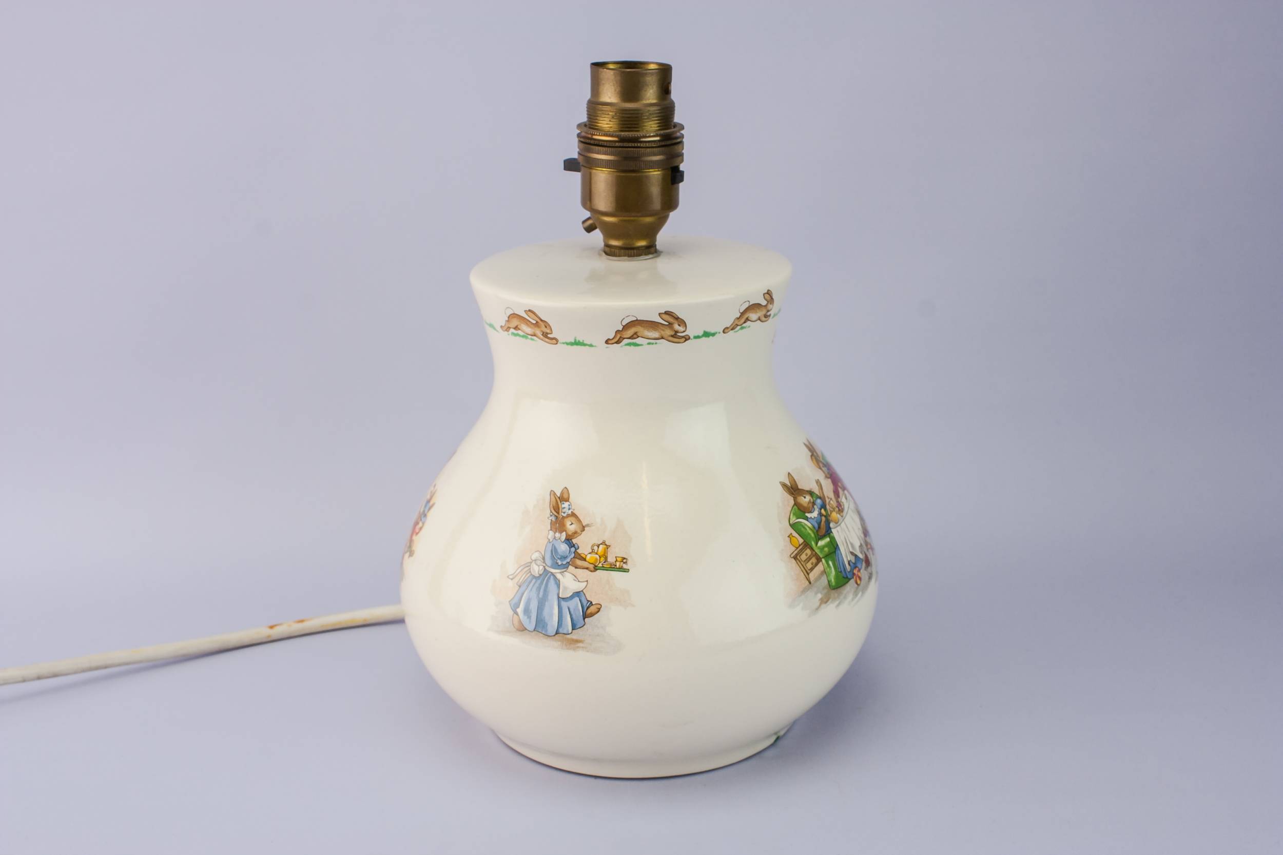 Modernist Medium Ceramic — Bunnykins table lamp 1