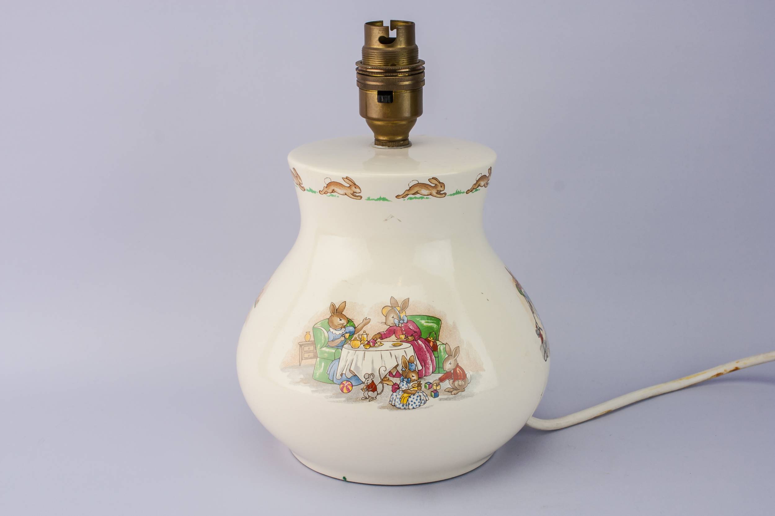 Modernist Medium Ceramic — Bunnykins table lamp 2