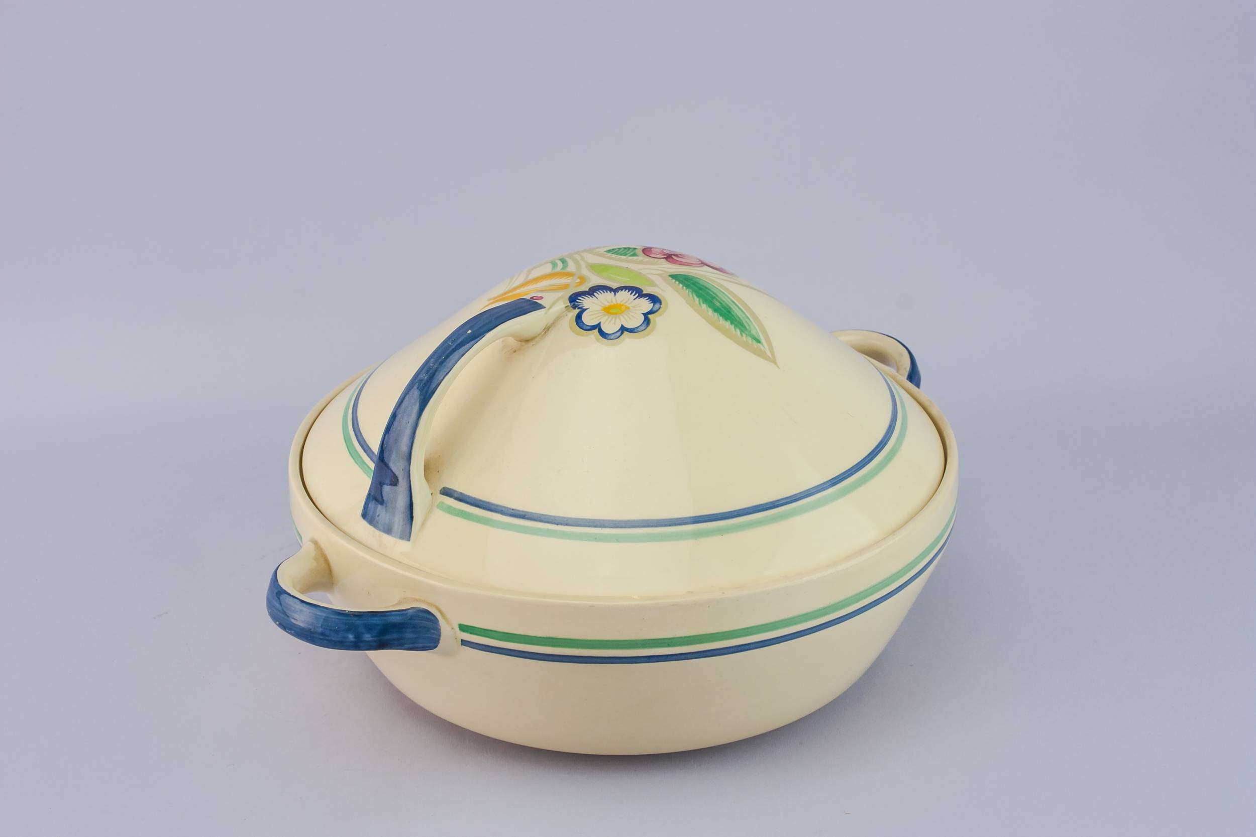 Pottery Art Deco — Art Deco pottery tureen 1