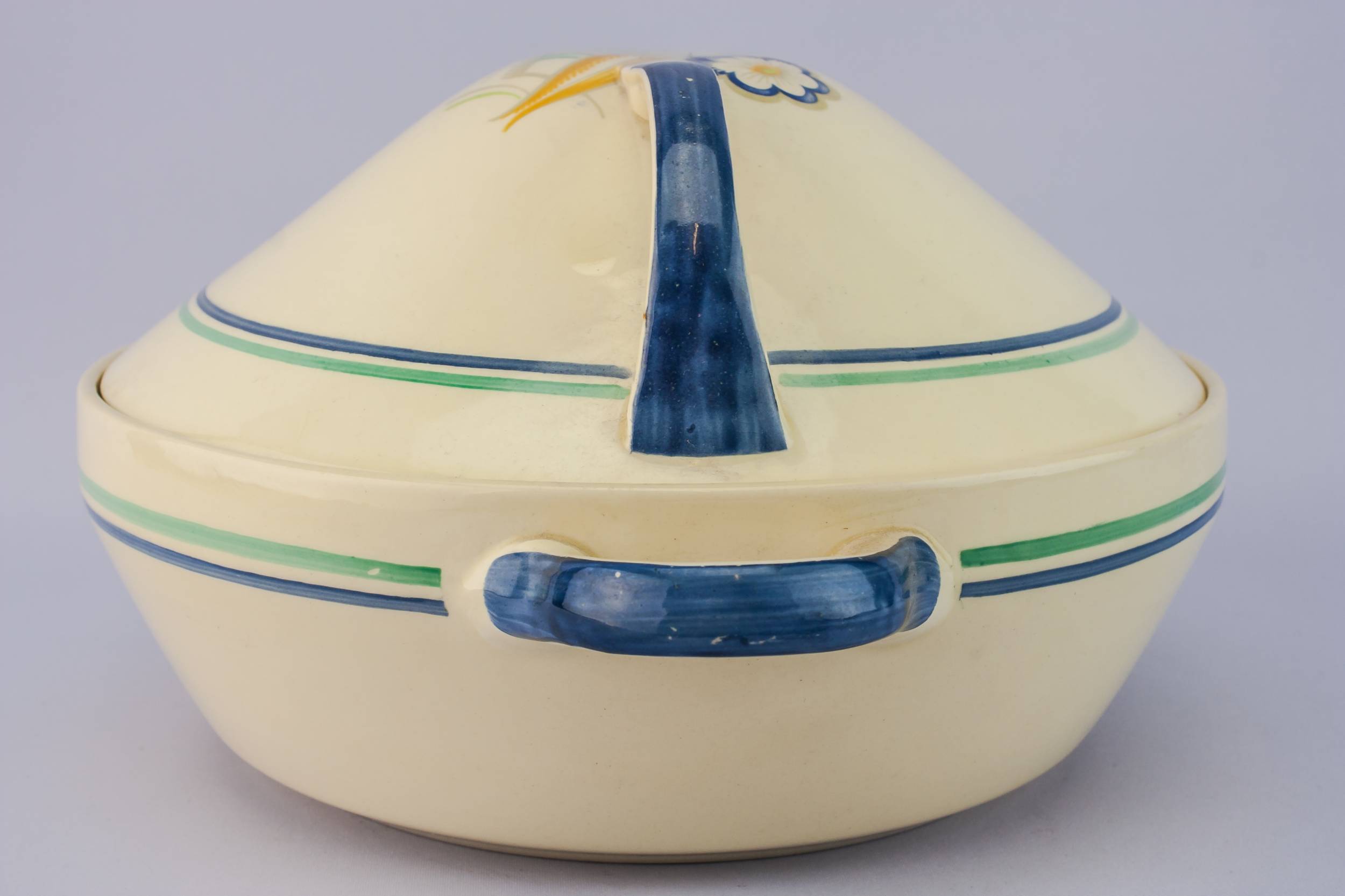 Pottery Art Deco — Art Deco pottery tureen 3