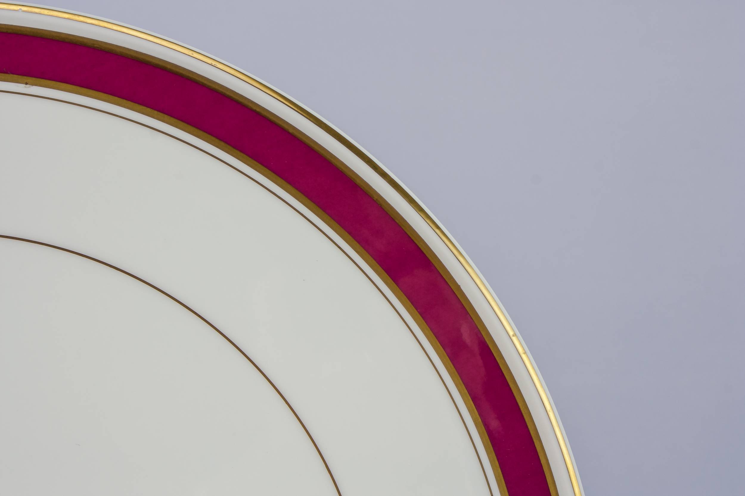 Vintage White Howard — Royal Worcester cake platter 1