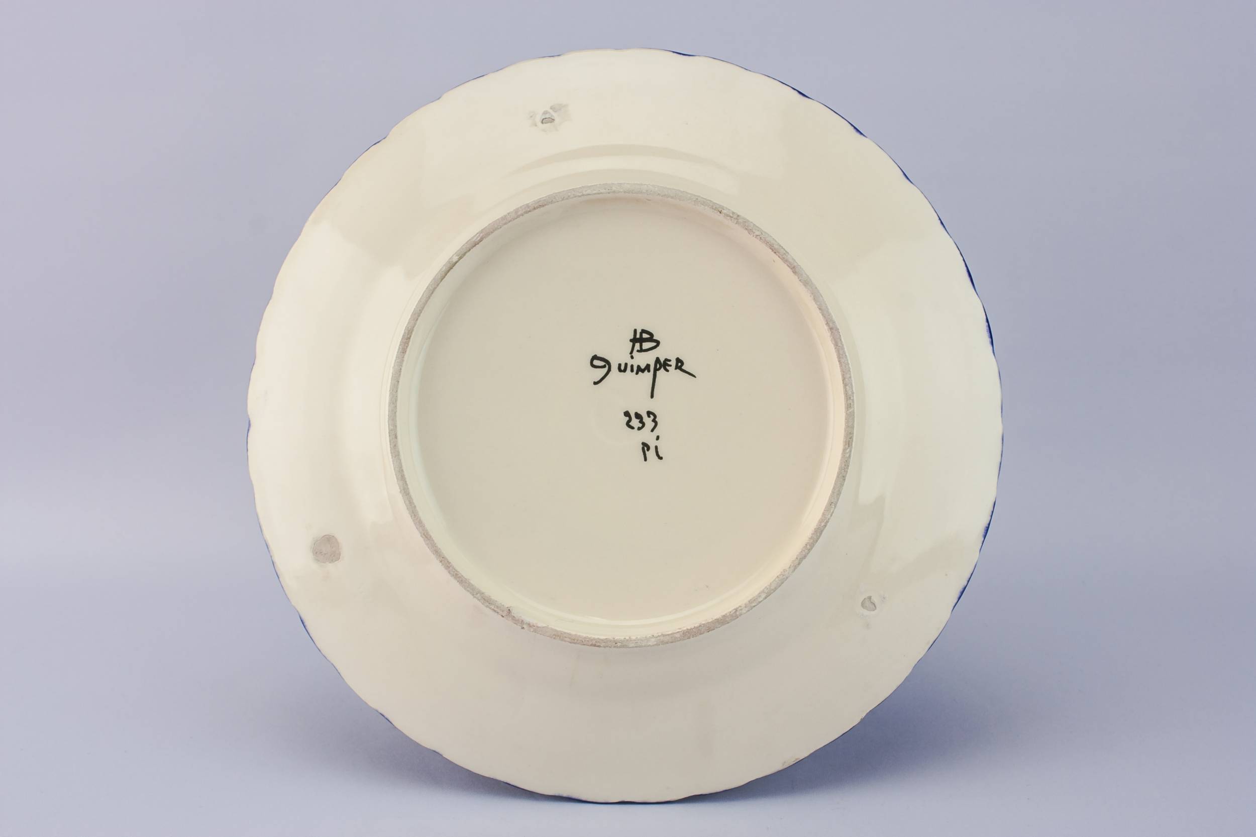 Retro Classical Serving — Quimper serving dish 2