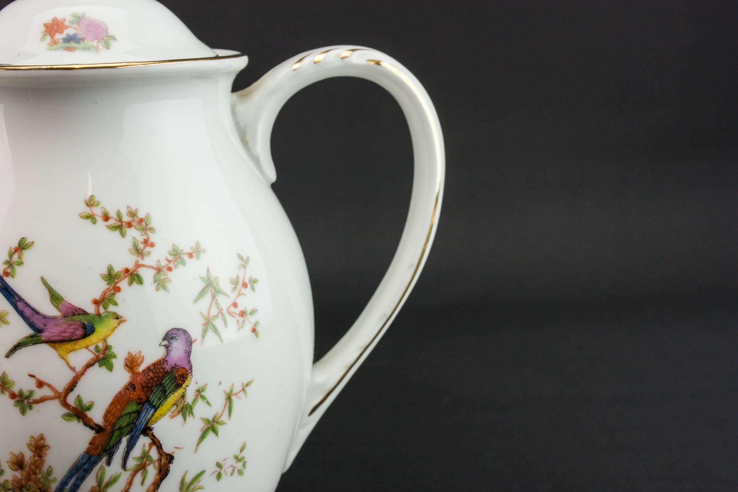 Persons Vintage Charming — Porcelain coffee set for four 4