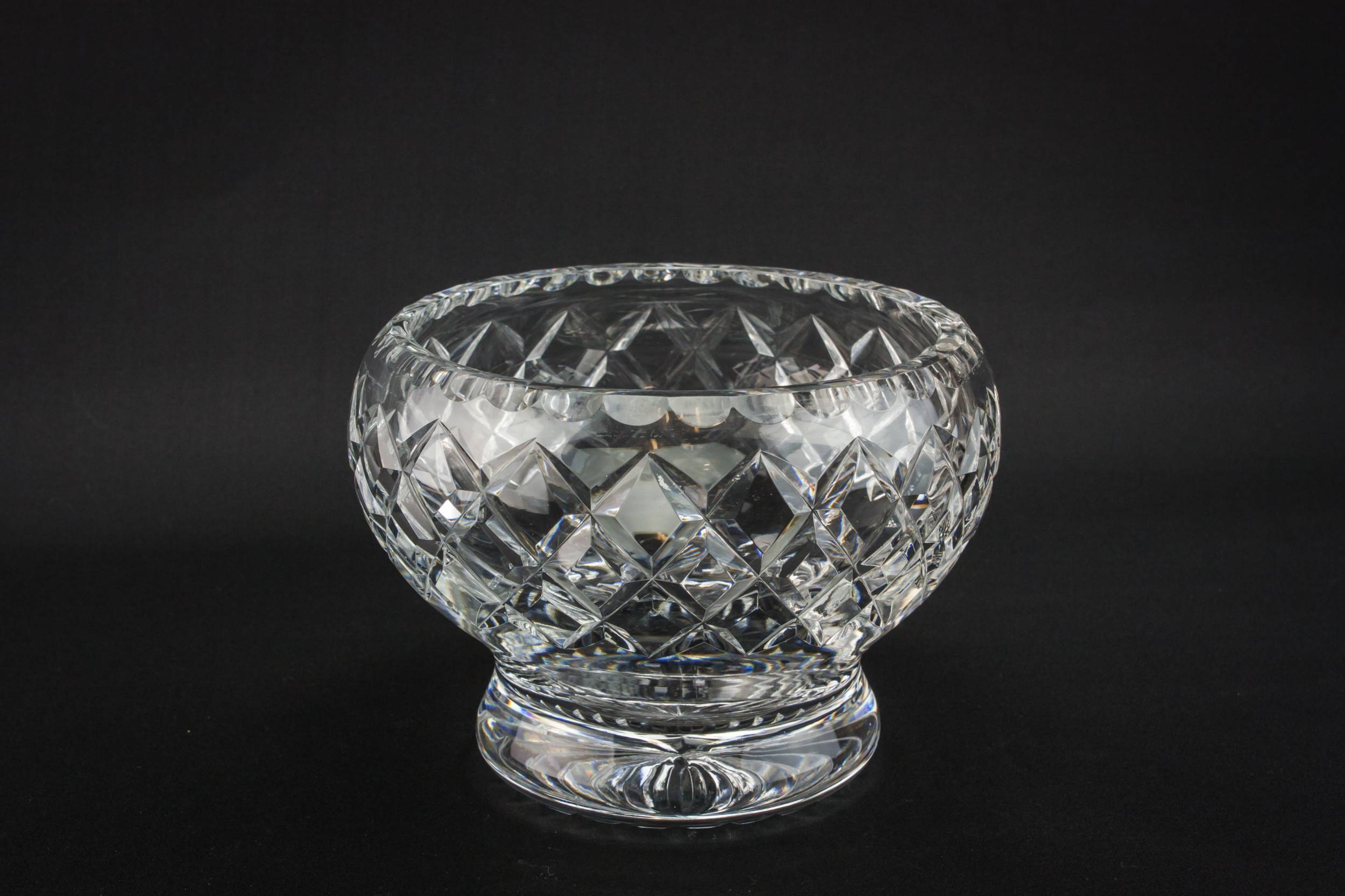 Vintage Beautiful Diamond — Modernist glass bowl