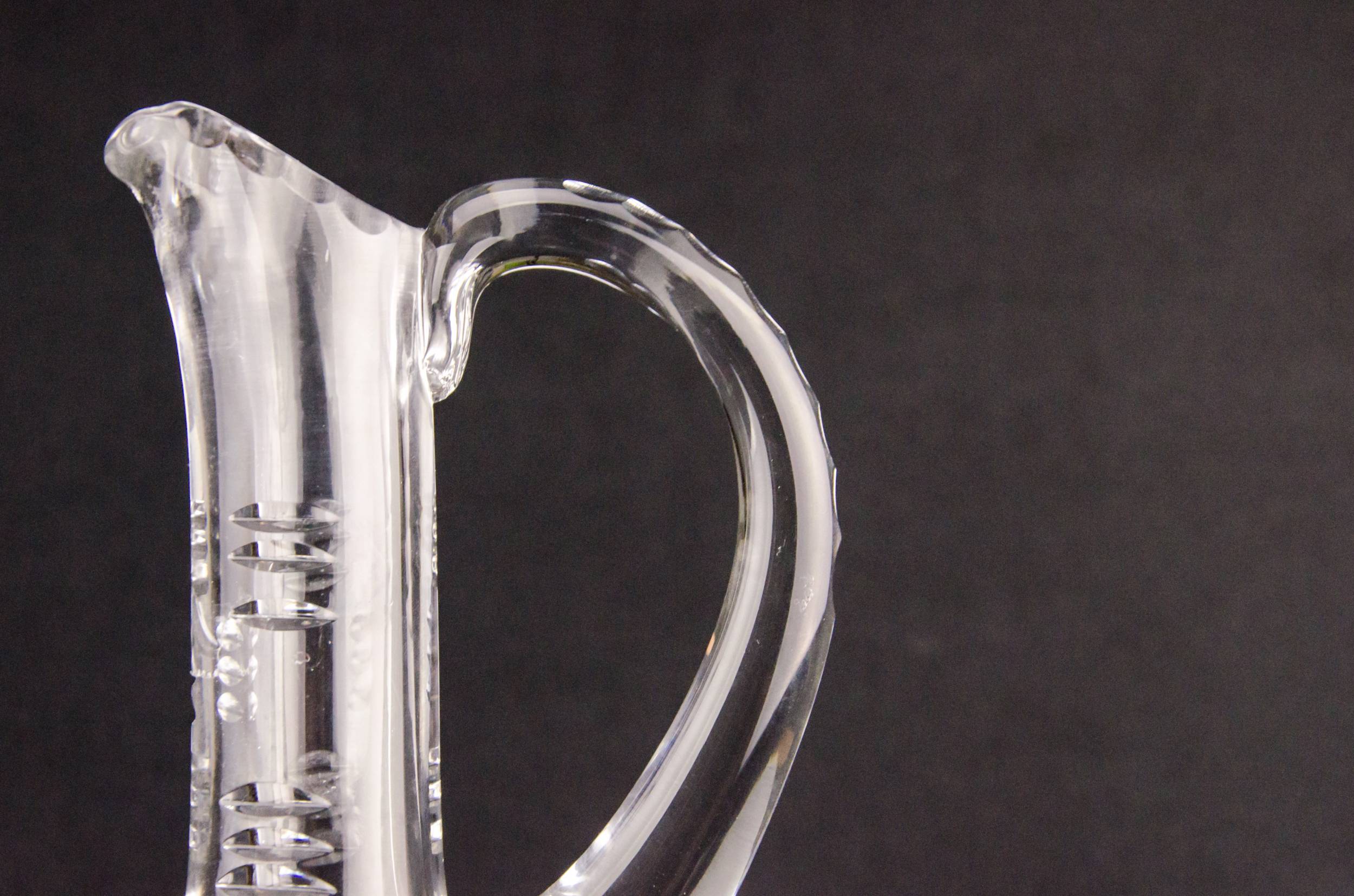 Cut Glass Crystal — Cut glass wine decanter 2