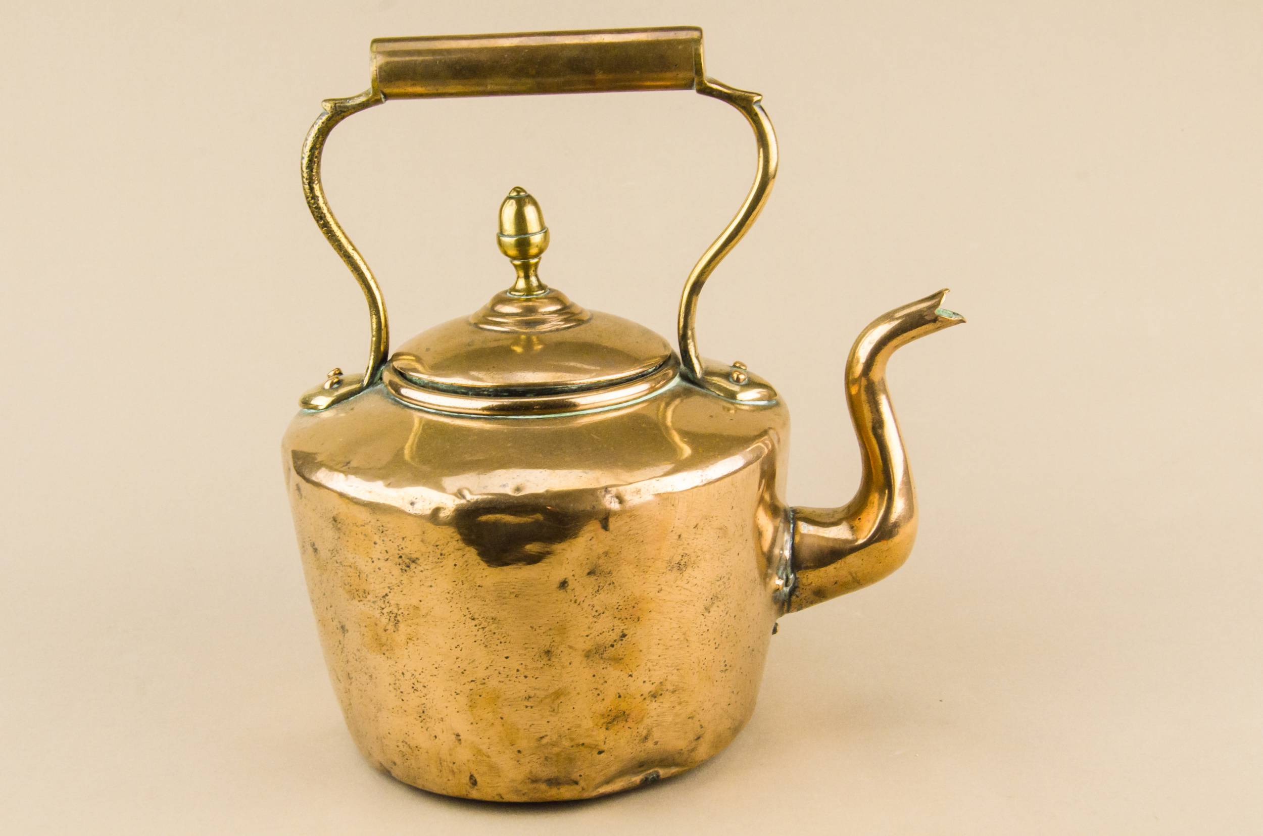 Copper Rustic Tapered — Victorian copper kettle 2