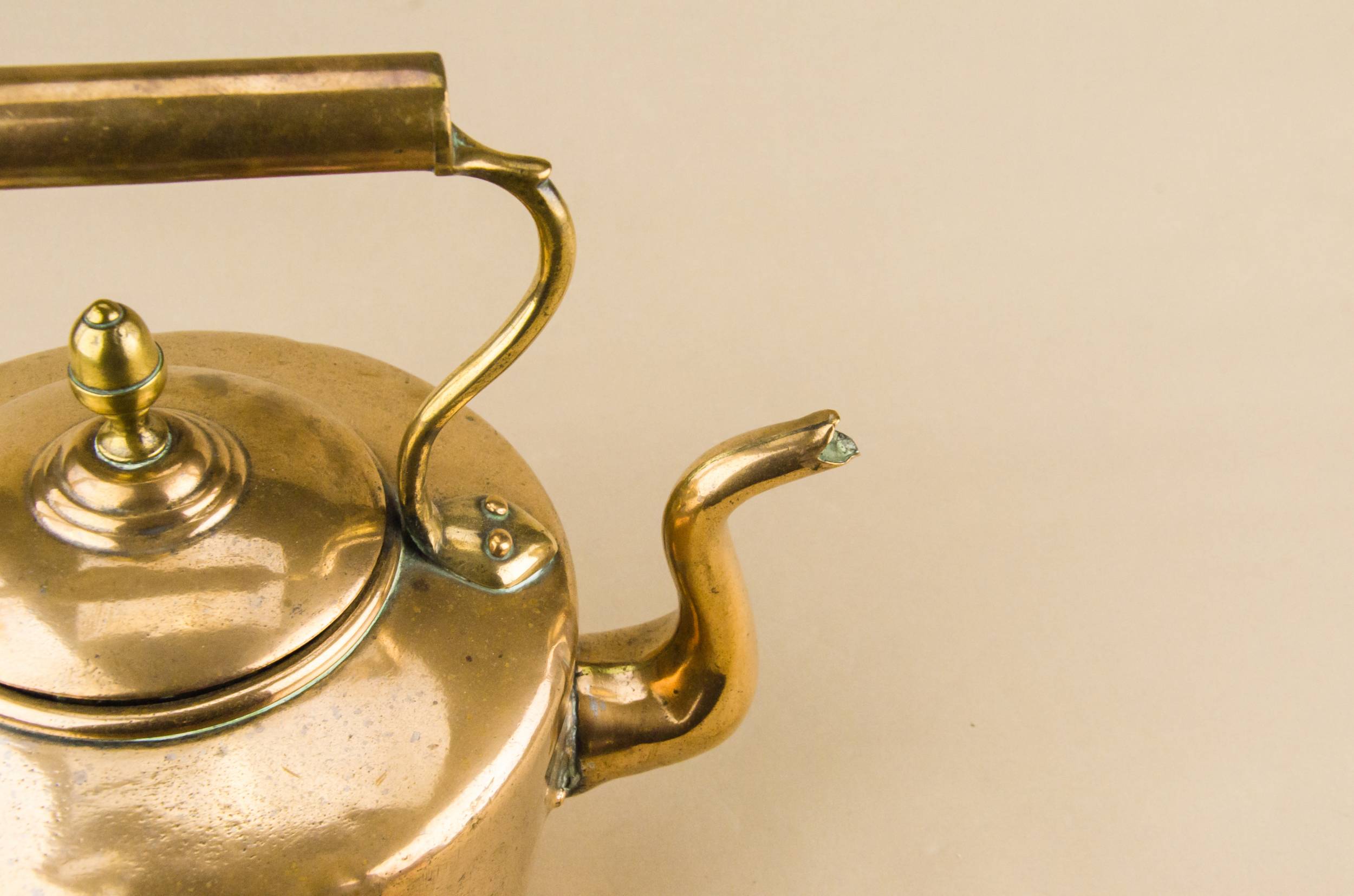 Copper Rustic Tapered — Victorian copper kettle 4