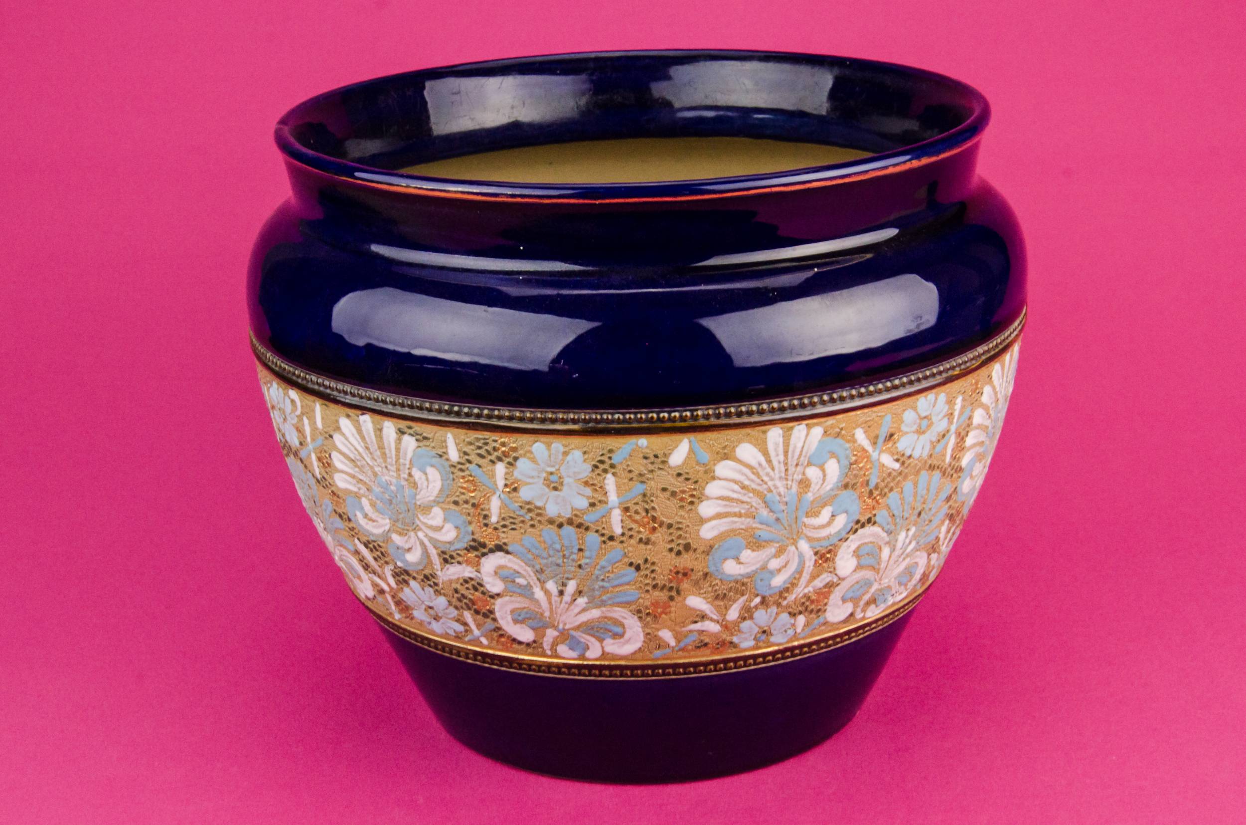 Arts Crafts Antique — Royal Doulton planter 1