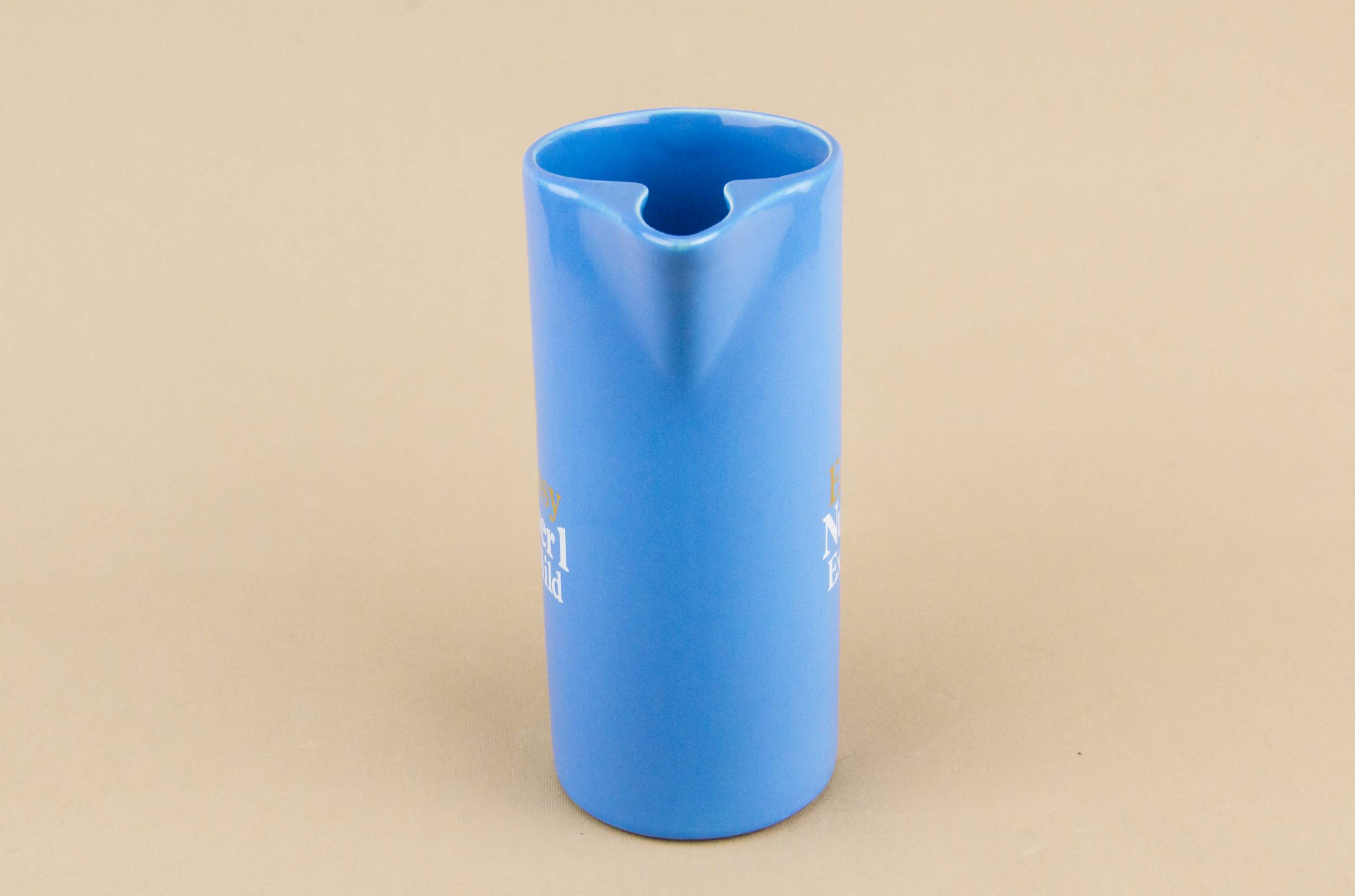 Advertising Pottery Embassy — Blue water jug 4
