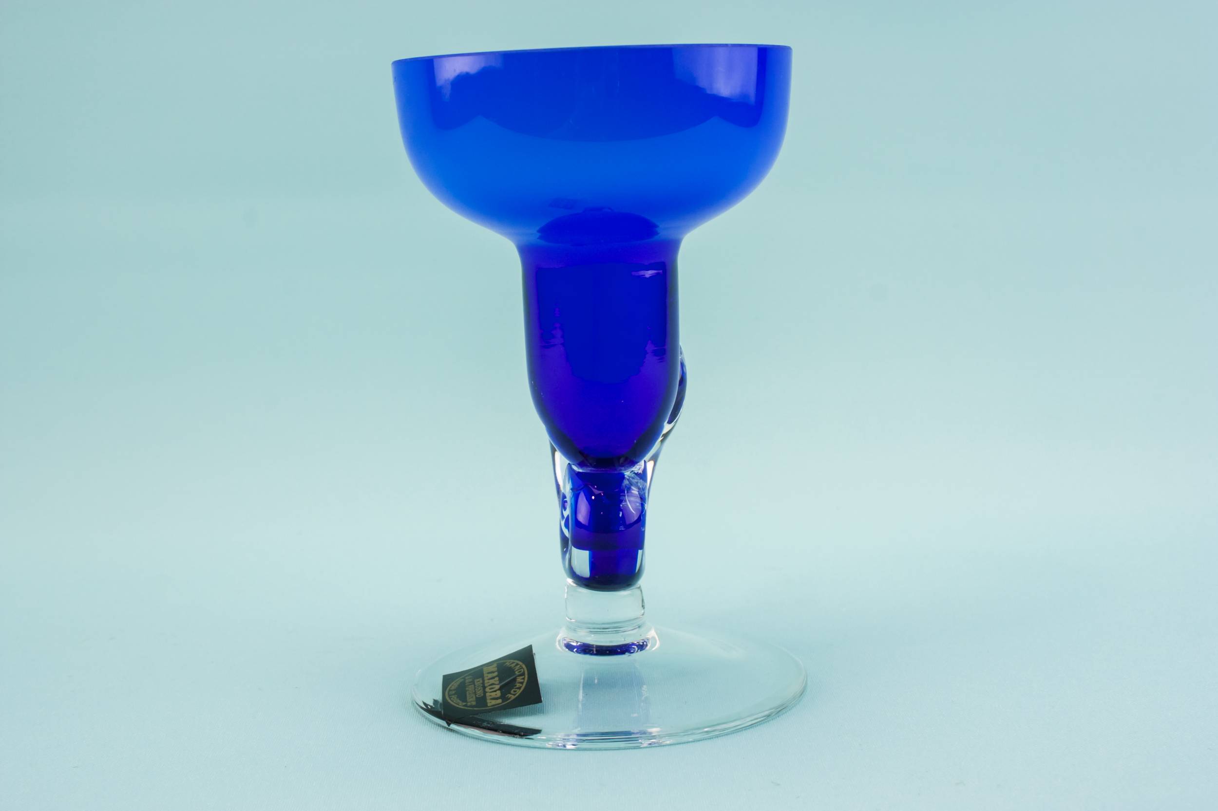 Vintage Glass Small — Glass Modernist candlestick 2
