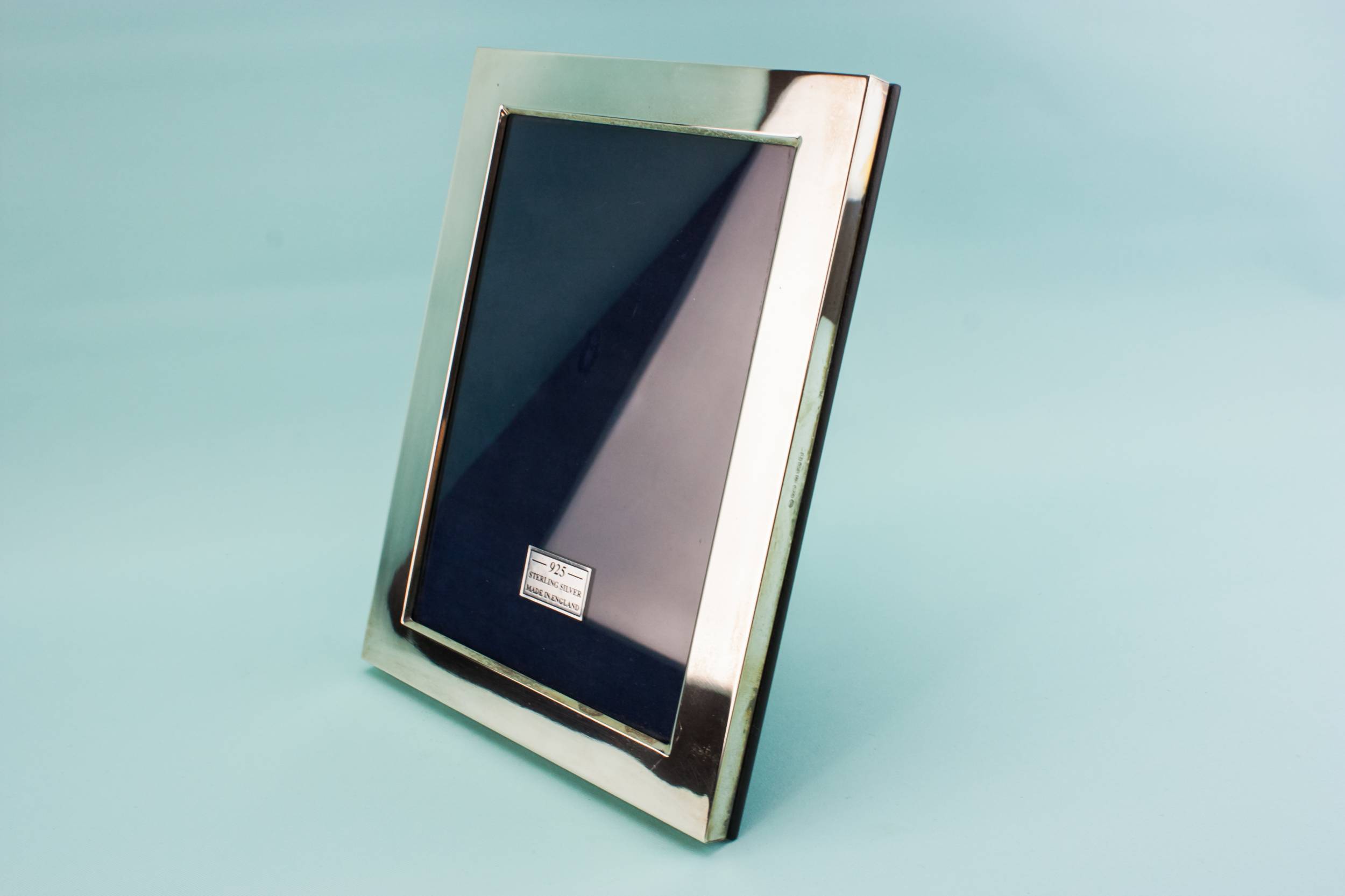 Modernist Elegant Rectangular — Sterling silver photo frame 3