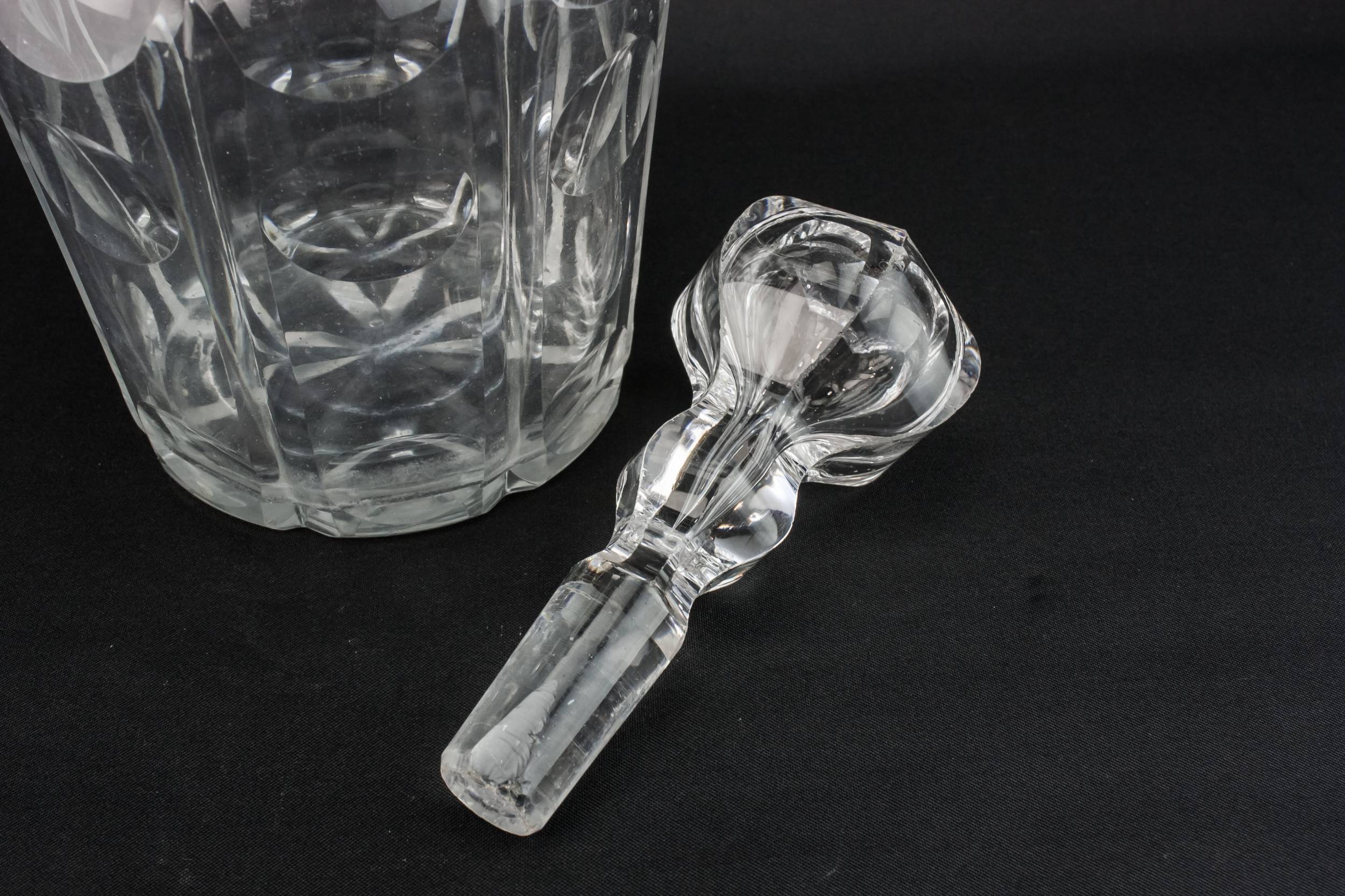 Mallet Spectacular DECANTER — Port cut glass decanter 2