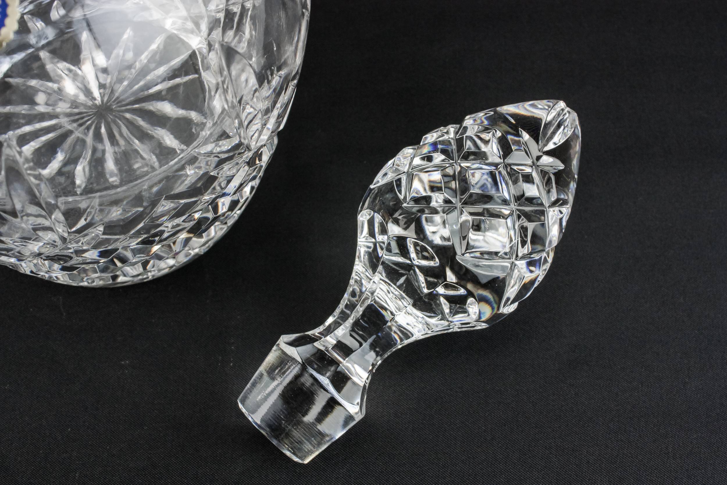 Retro Large Sherry — Cut glass ovoid decanter 1