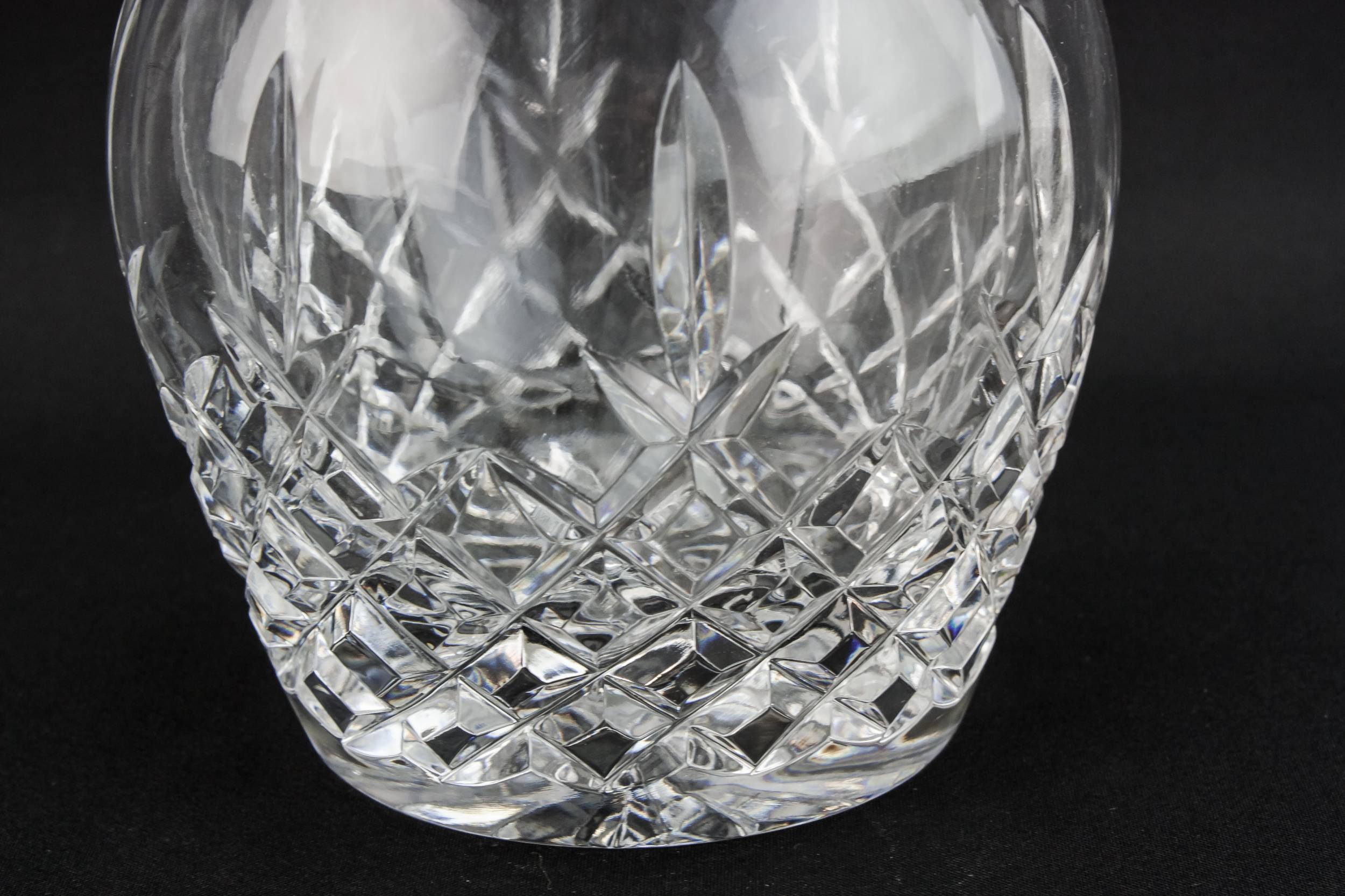 Retro Large Sherry — Cut glass ovoid decanter 3