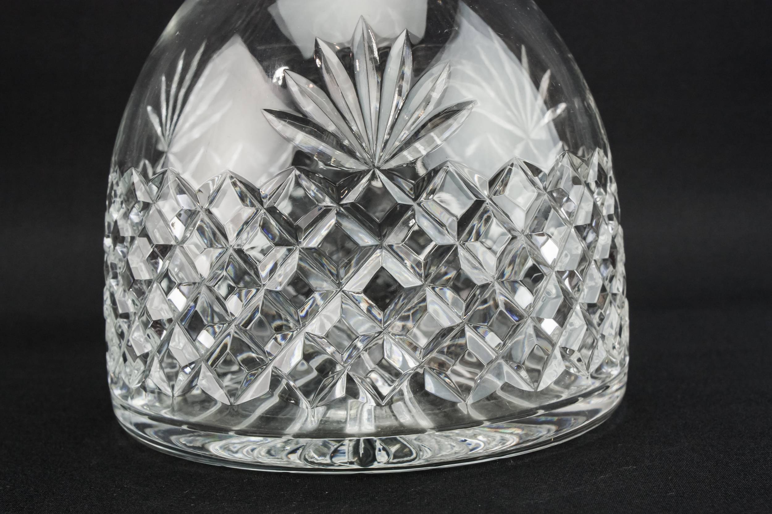 Retro Cut Glass — Cut glass mallet decanter 4