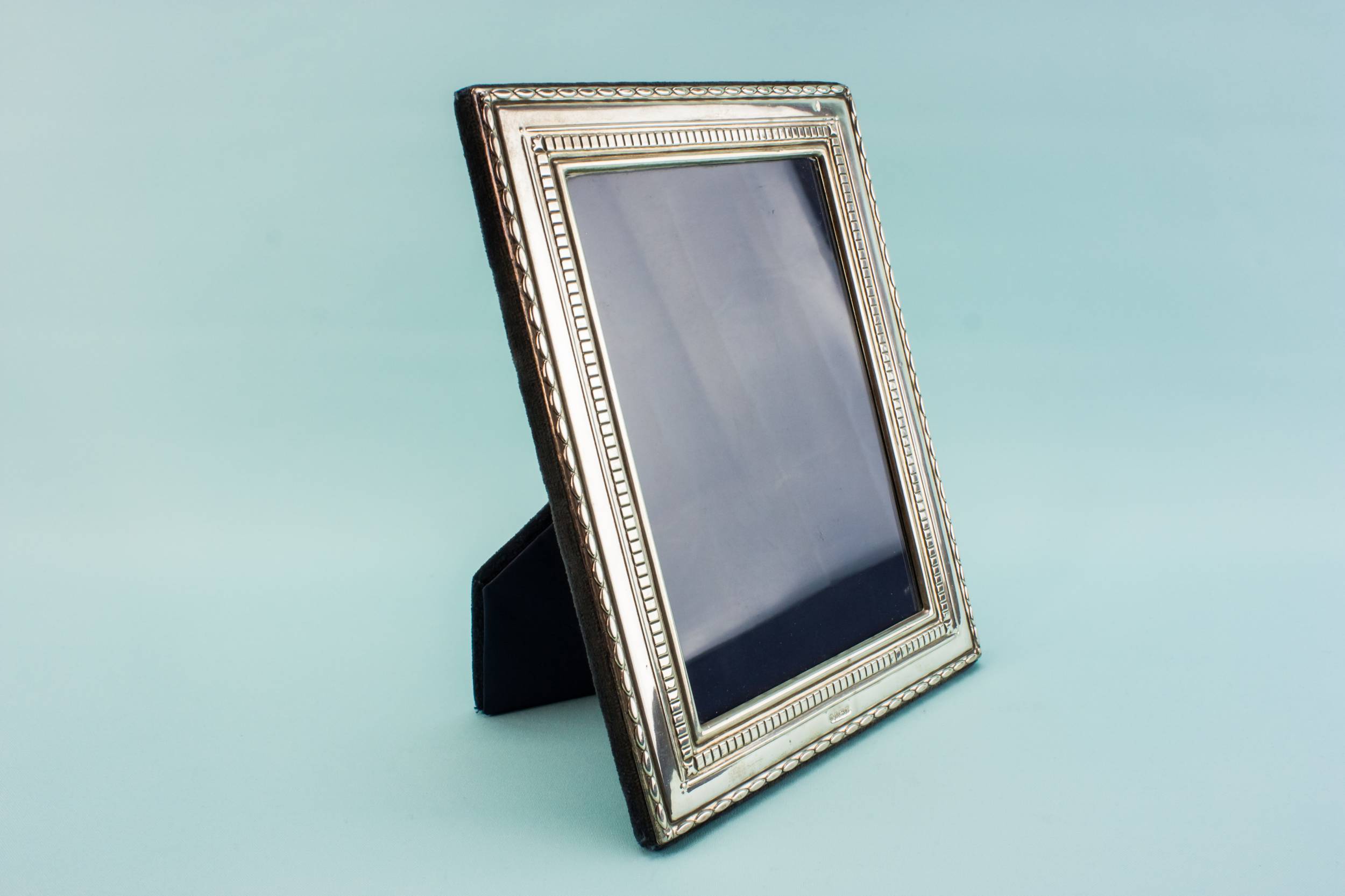 Sterling Silver Table — Silver table top frame 1