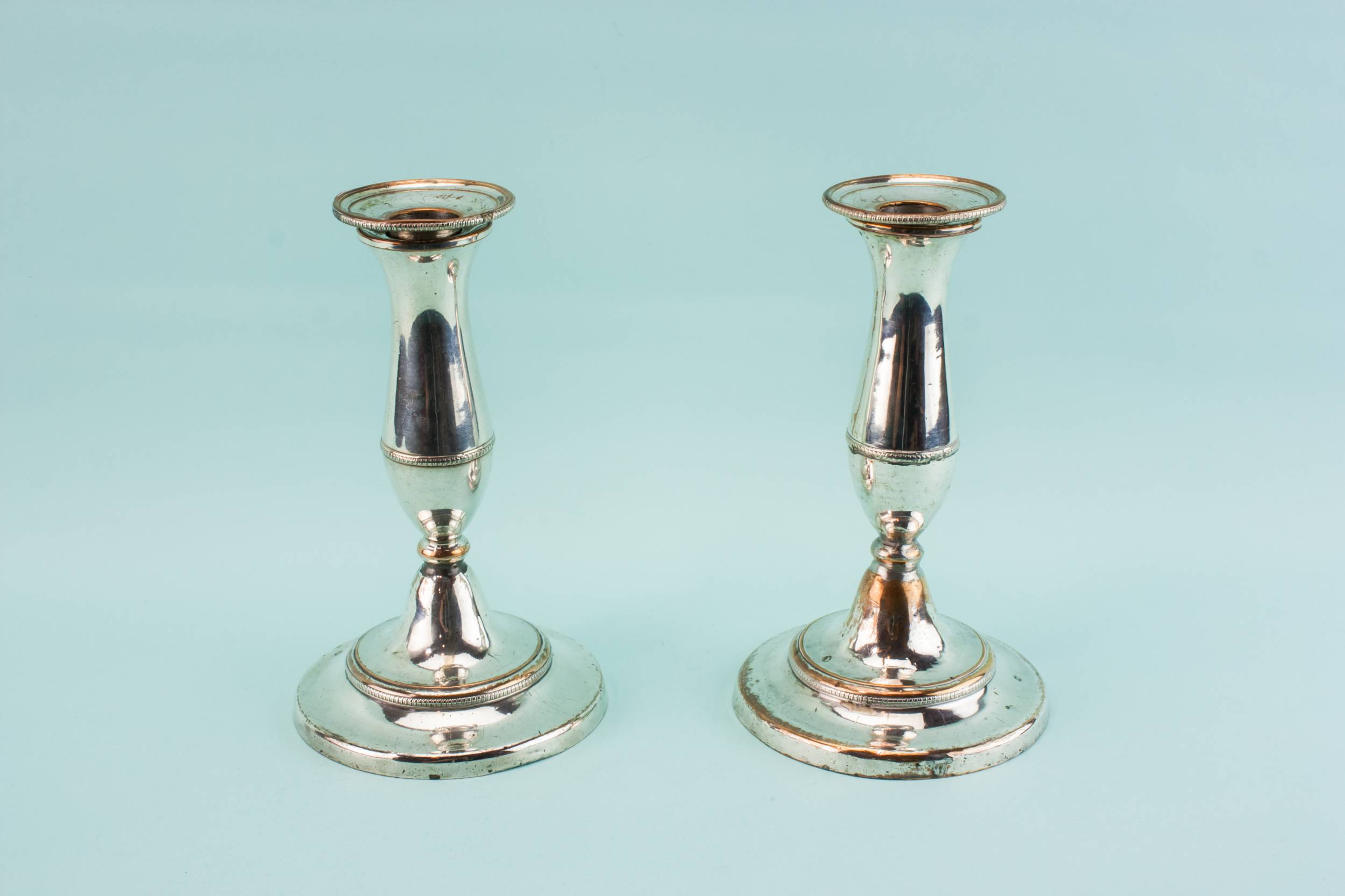 Antique Medium Gift — Pair of medium candlesticks