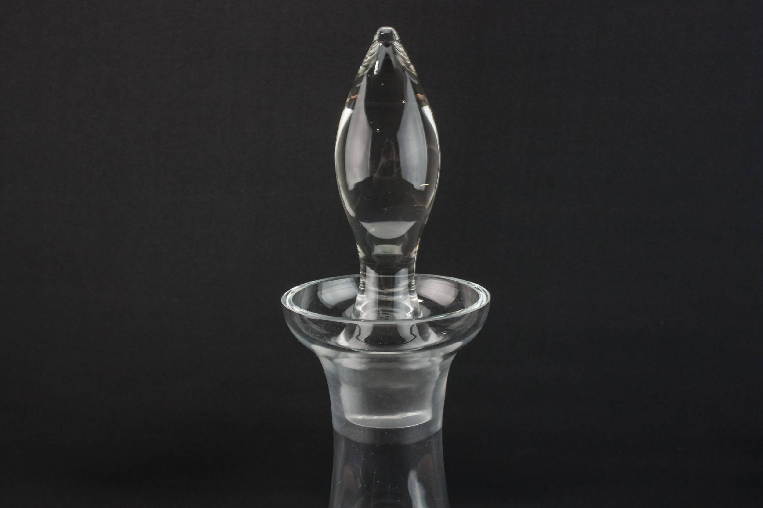 Pyramid Blown Glass — Blown glass port ship decanter 2