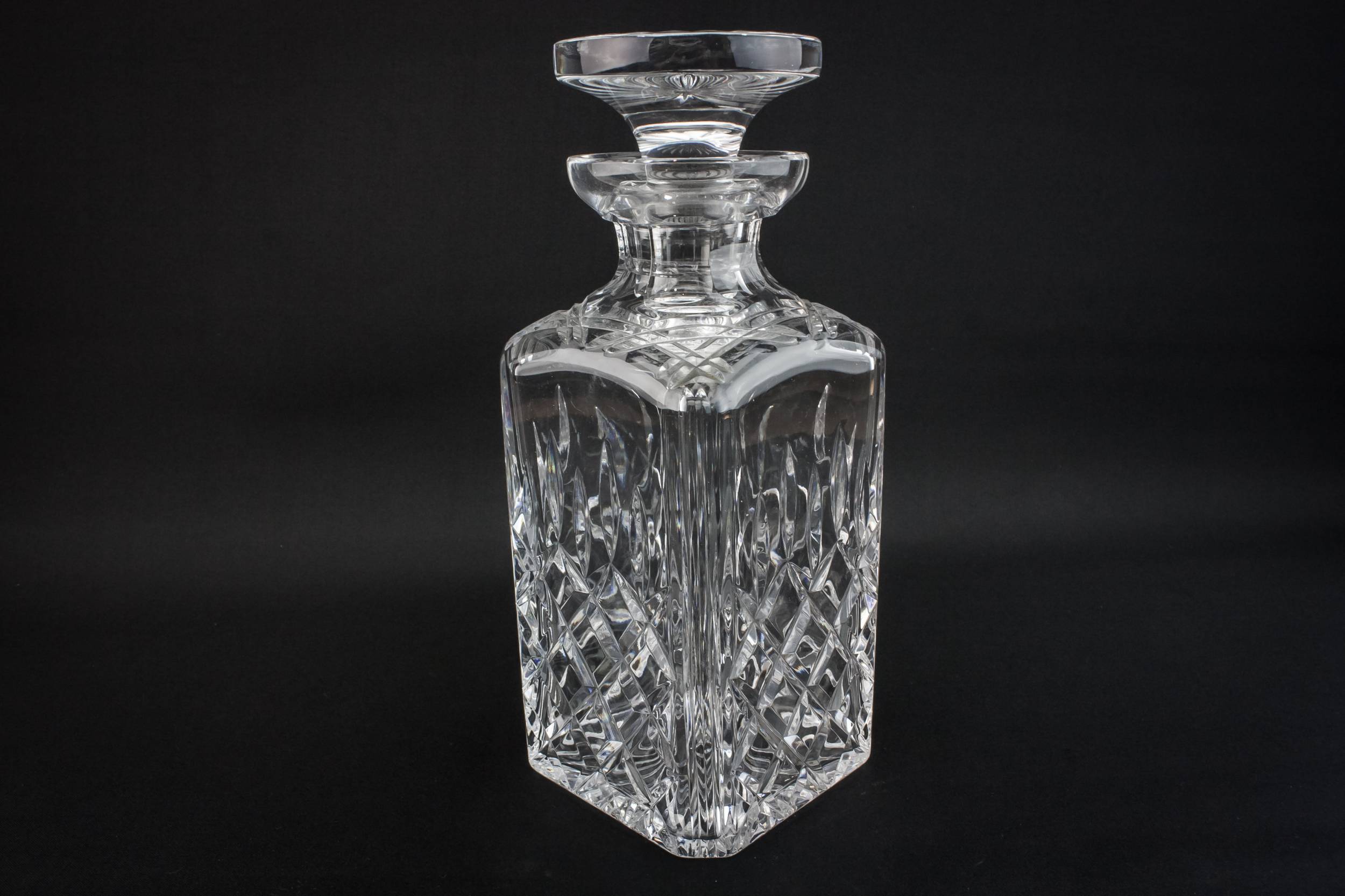 Cut Glass Crystal — Whisky cut glass decanter 2