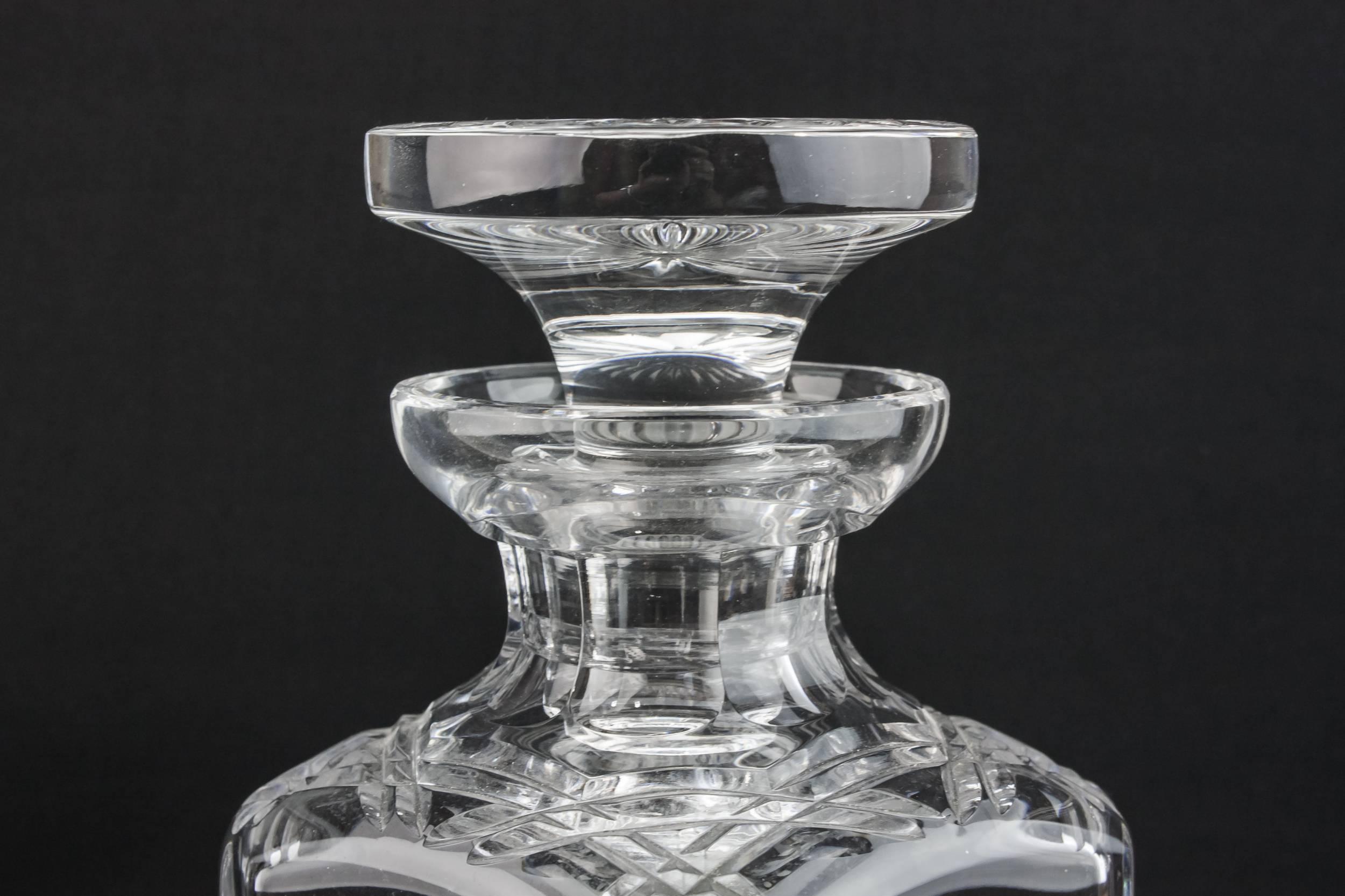 Cut Glass Crystal — Whisky cut glass decanter 3