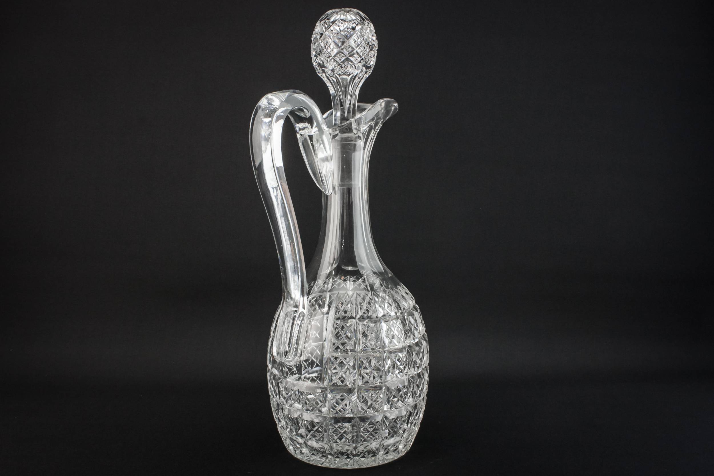 Retro Vintage Port — Cut glass barrel carafe 1