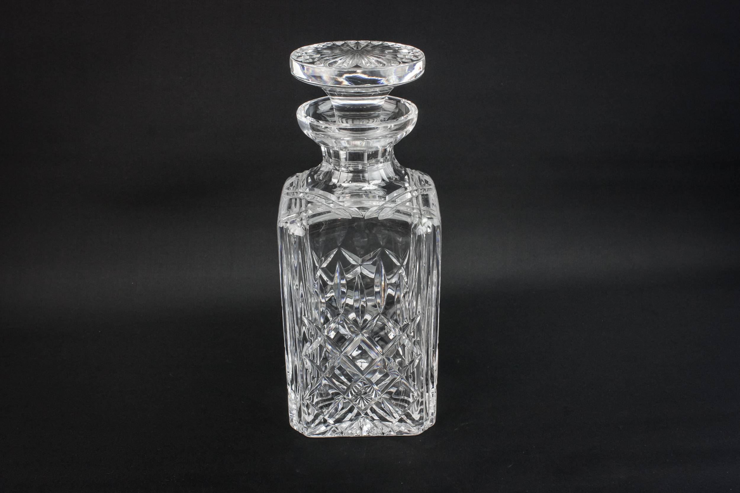 Cut Glass Crystal — Whisky cut glass decanter