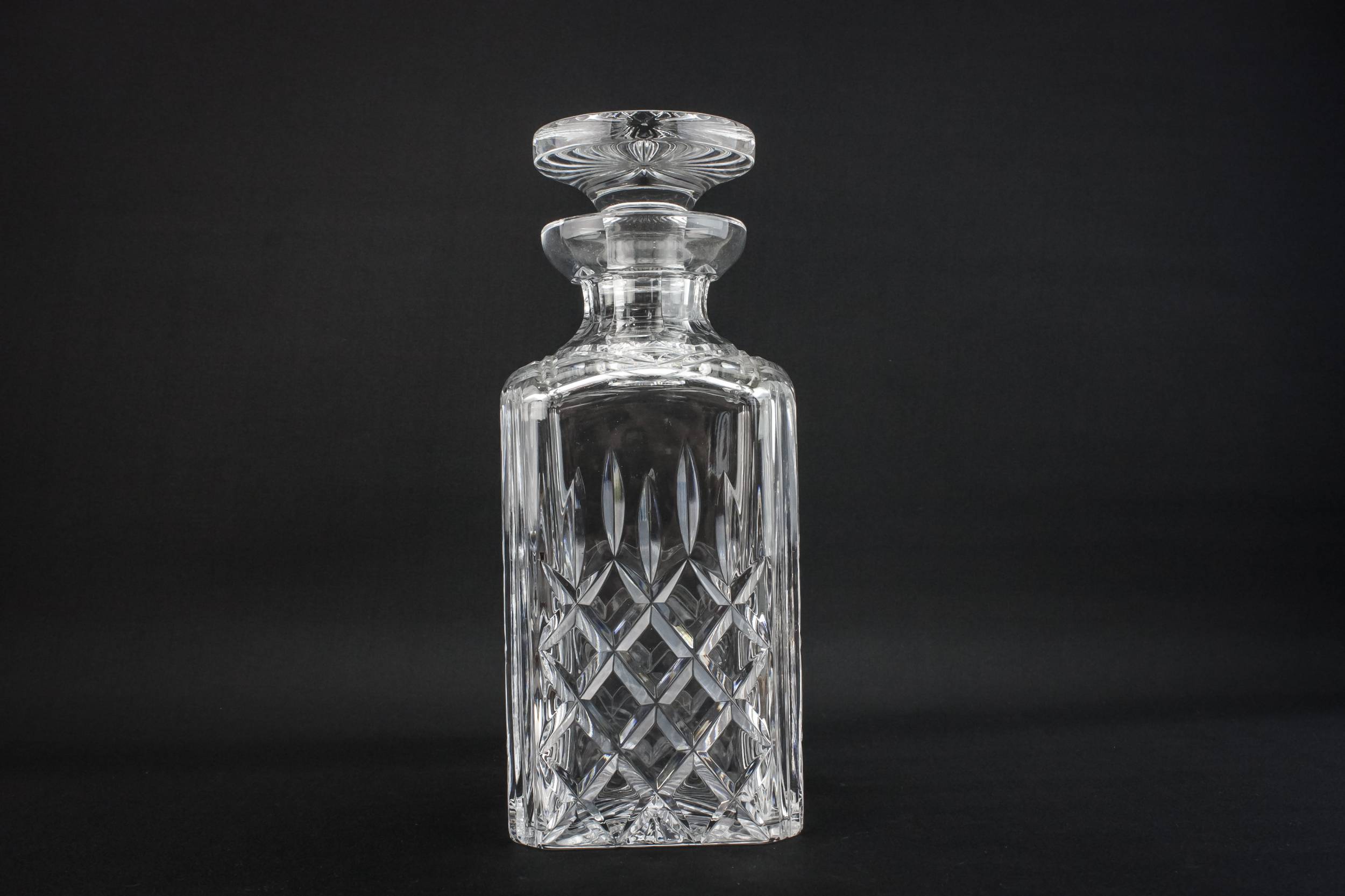 Cut Glass Crystal — Whisky cut glass decanter 4