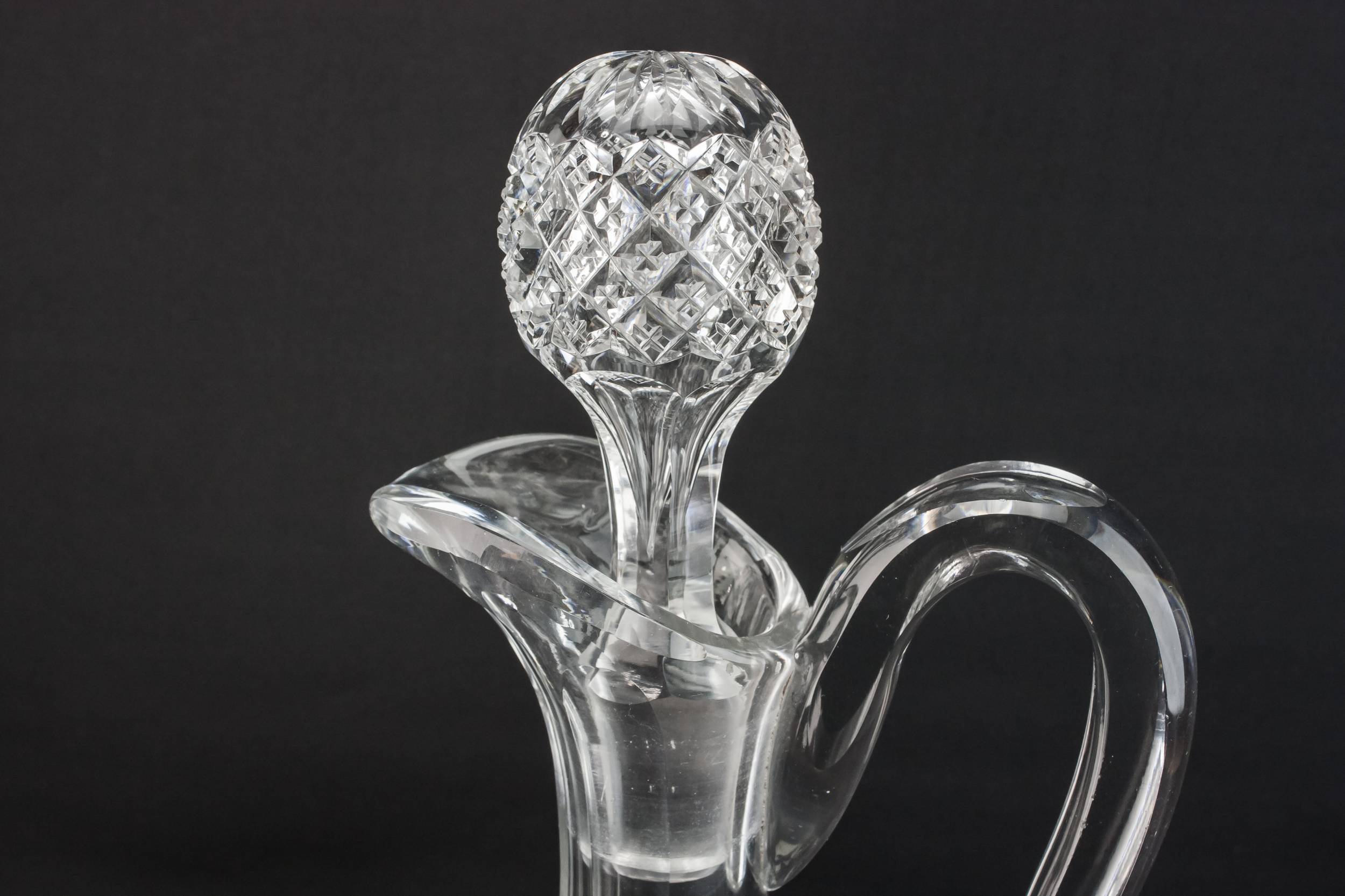Retro Vintage Port — Cut glass barrel carafe 5