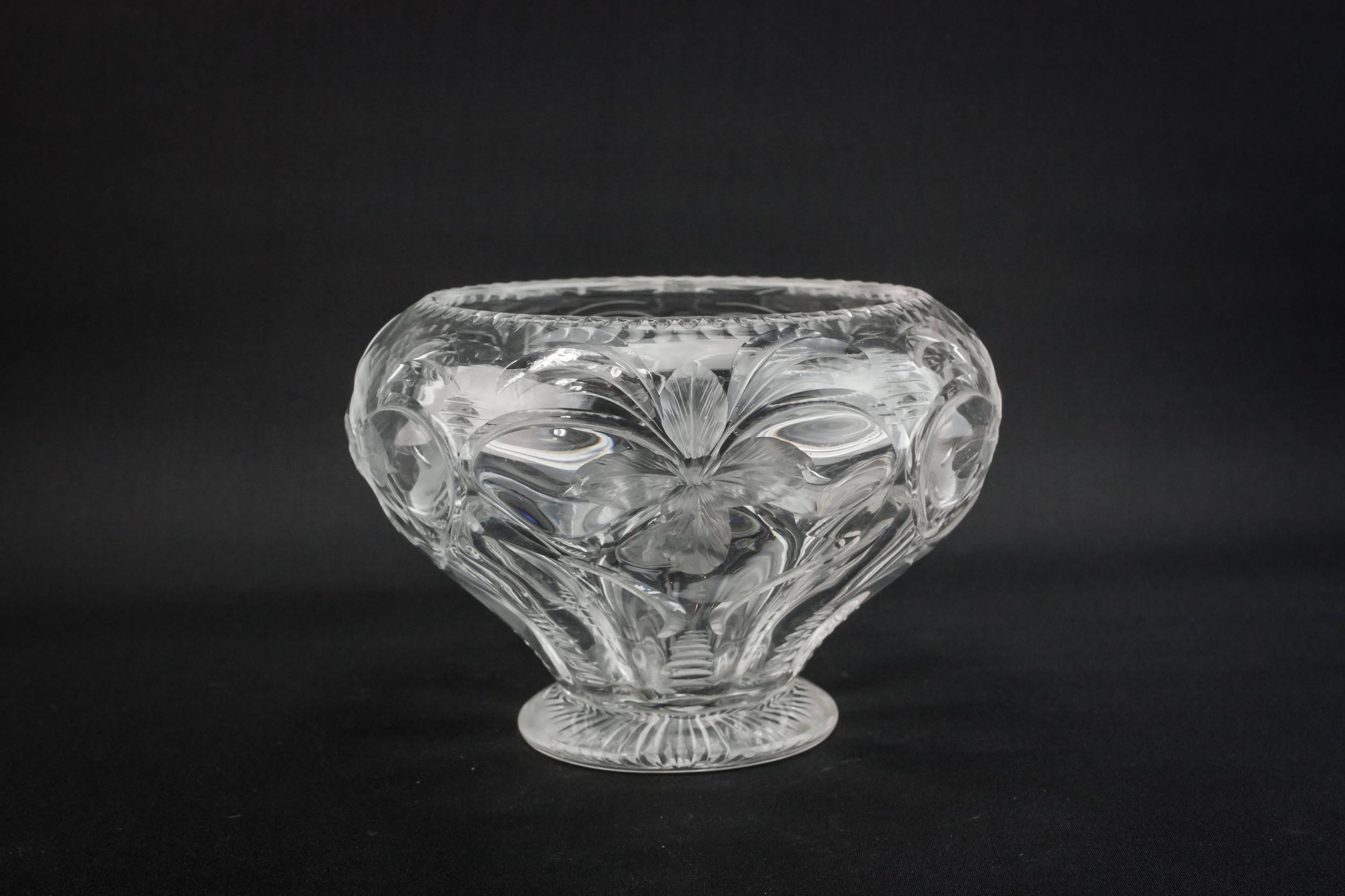 Mid-Century Modern Crystal — Mid-Century Modern glass vase