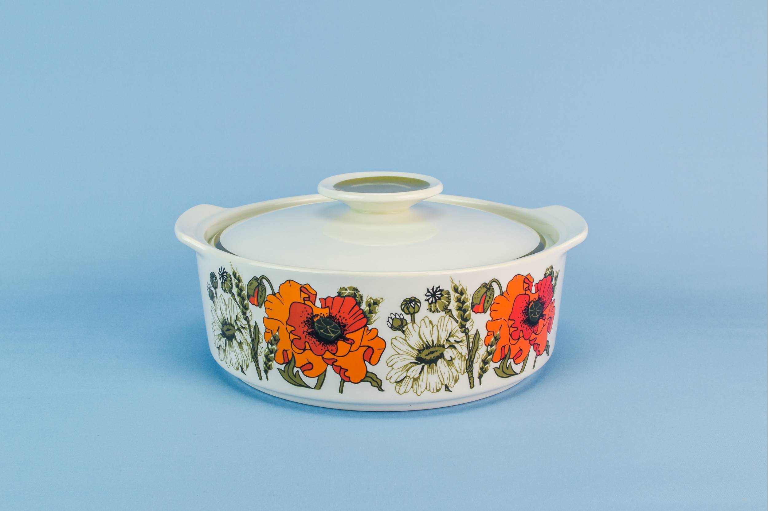 Elegant Vintage Poppies — Meakin poppies tureen