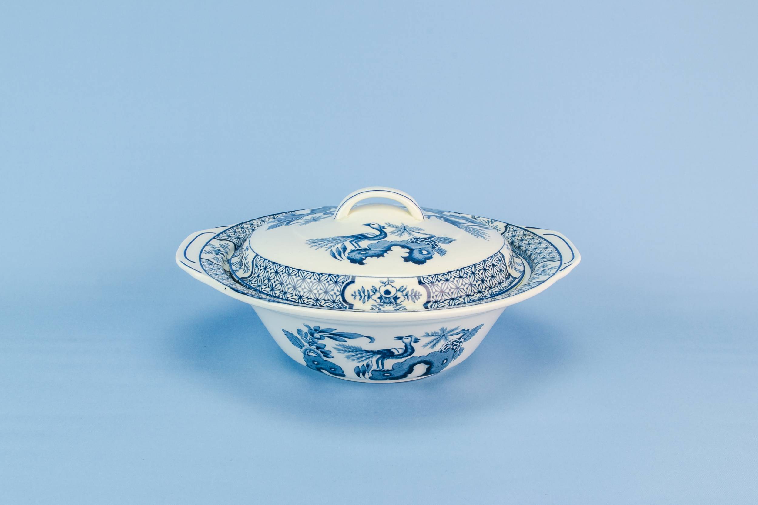 Antique Edwardian Small — Wood & Sons pottery tureen