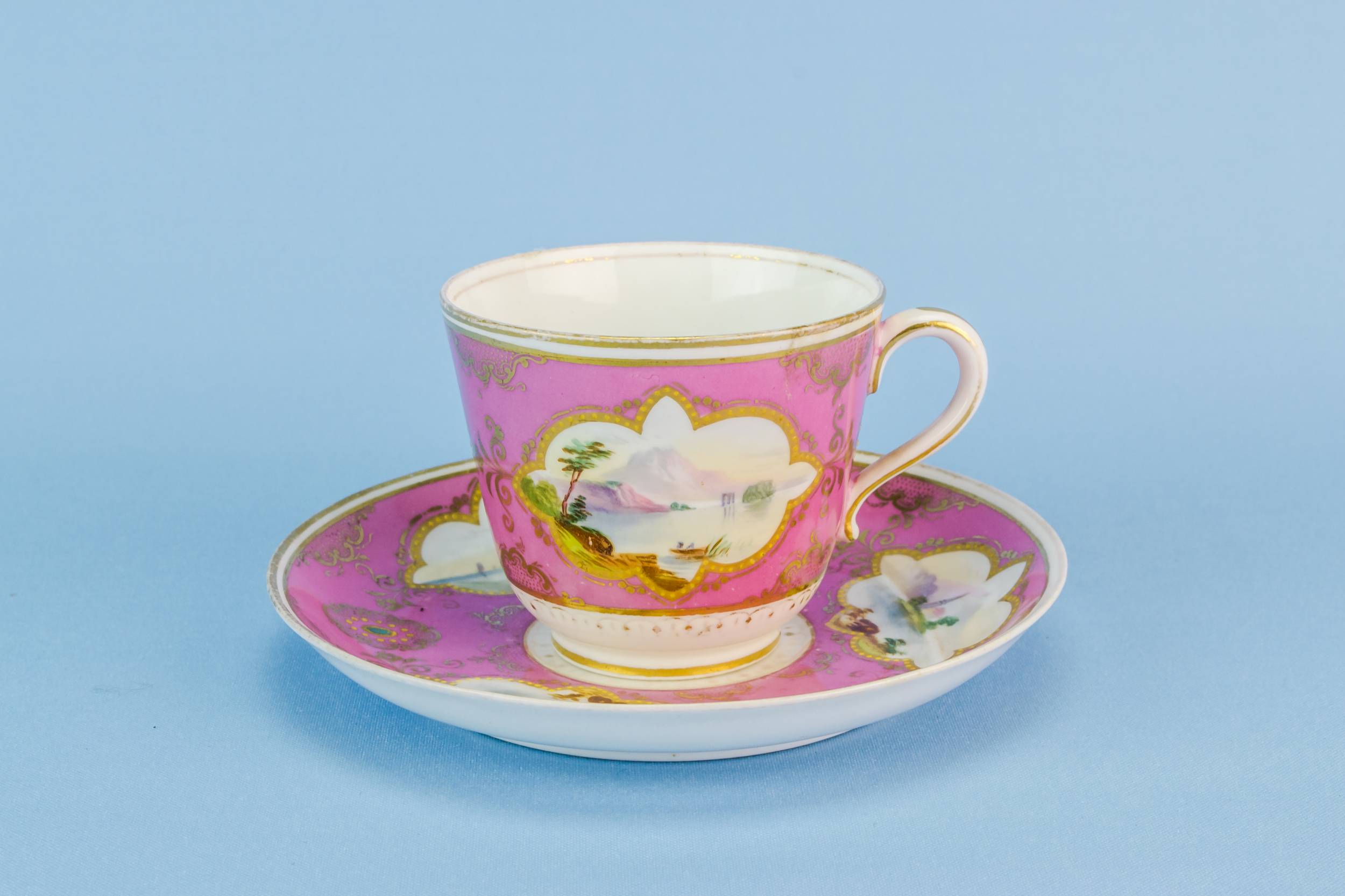 Bone China Beautiful — Pink bone china teacup