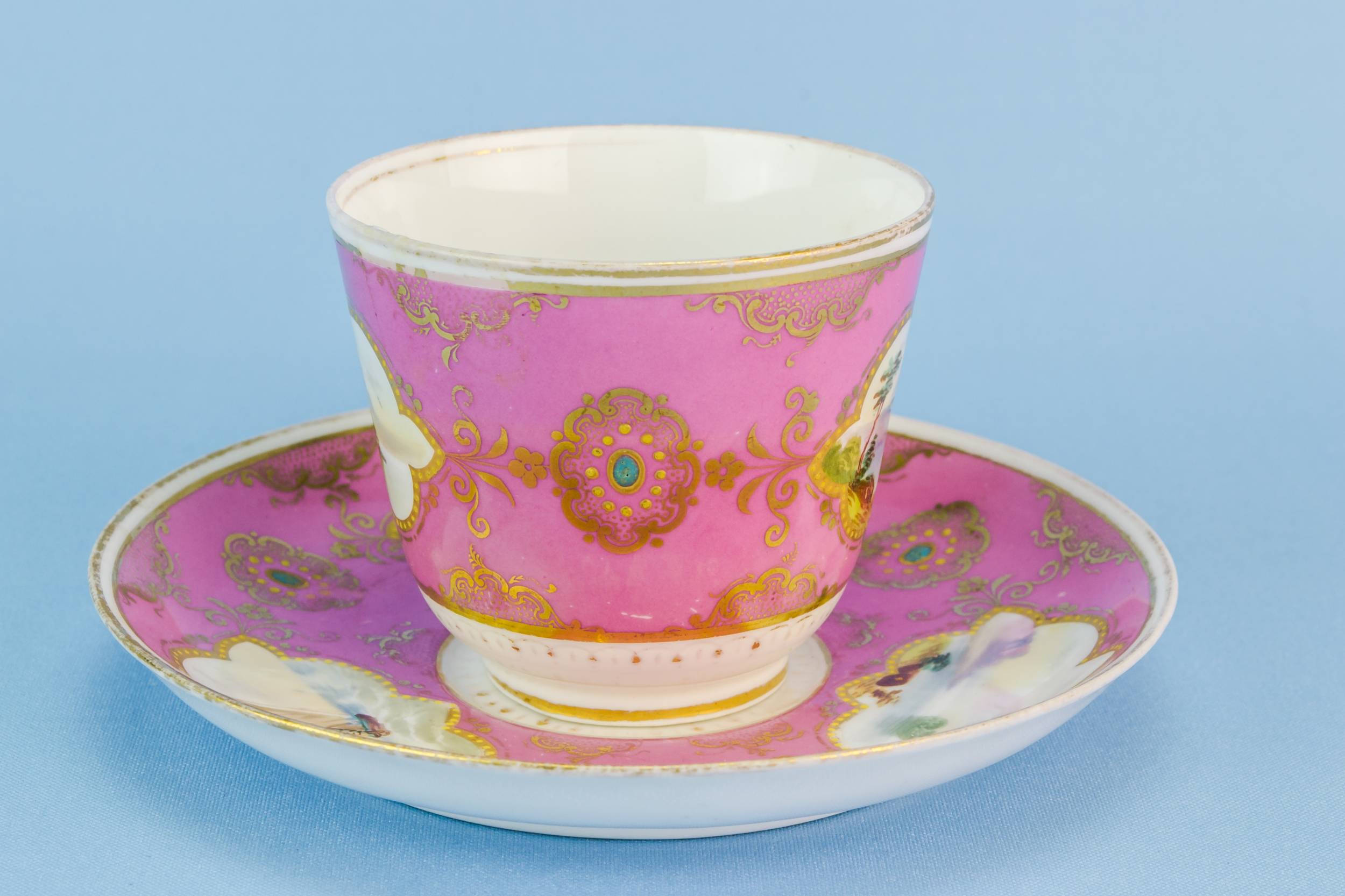 Bone China Beautiful — Pink bone china teacup 2