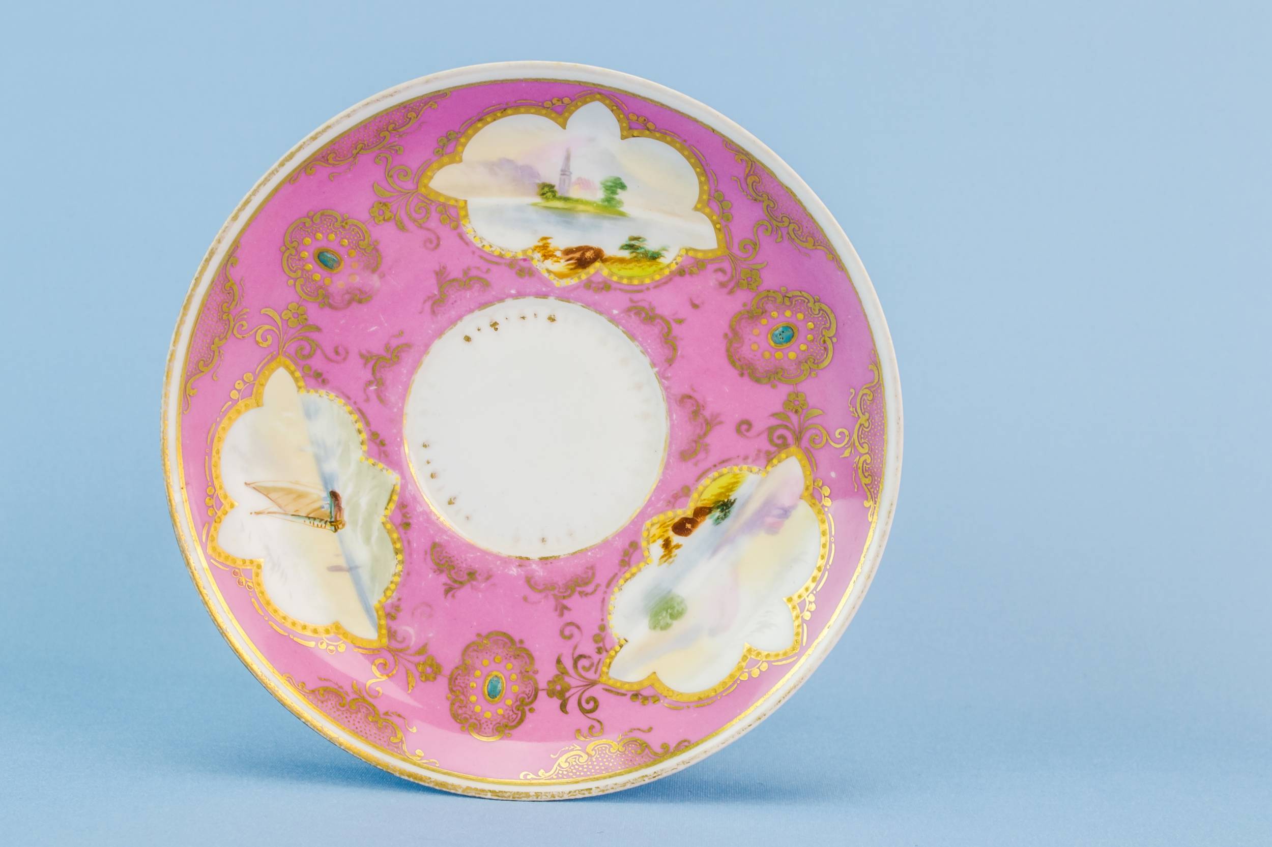 Bone China Beautiful — Pink bone china teacup 3
