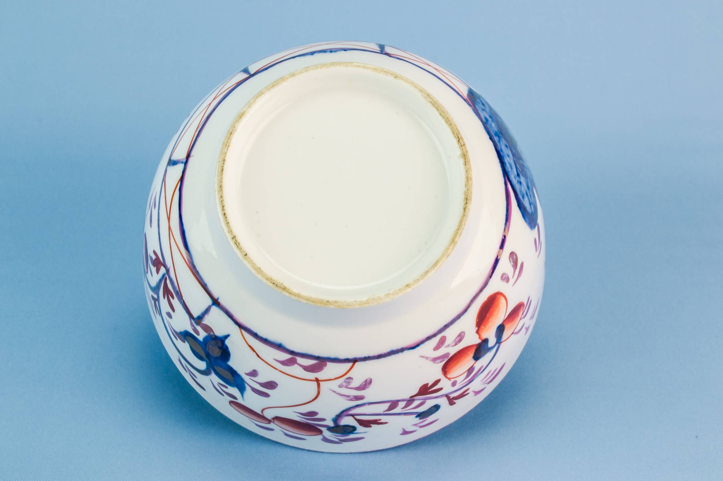 Antique Charming Milk — Gaudy Welsh creamer and bowl 4