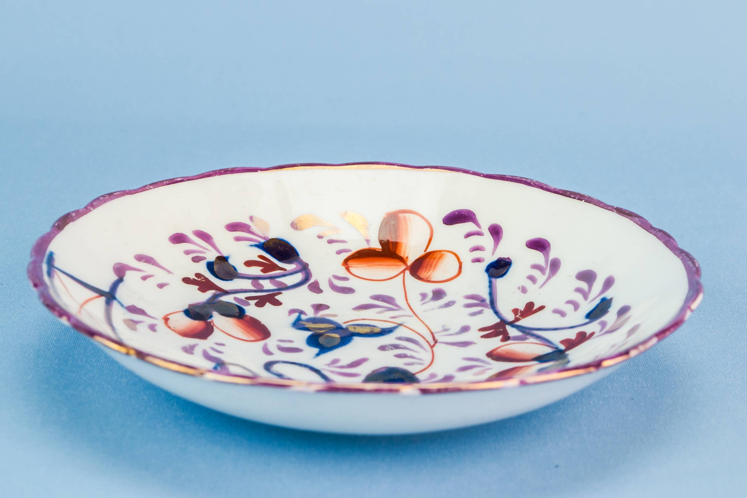 Victorian Traditional Allertons — 6 Gaudy Welsh saucers 1