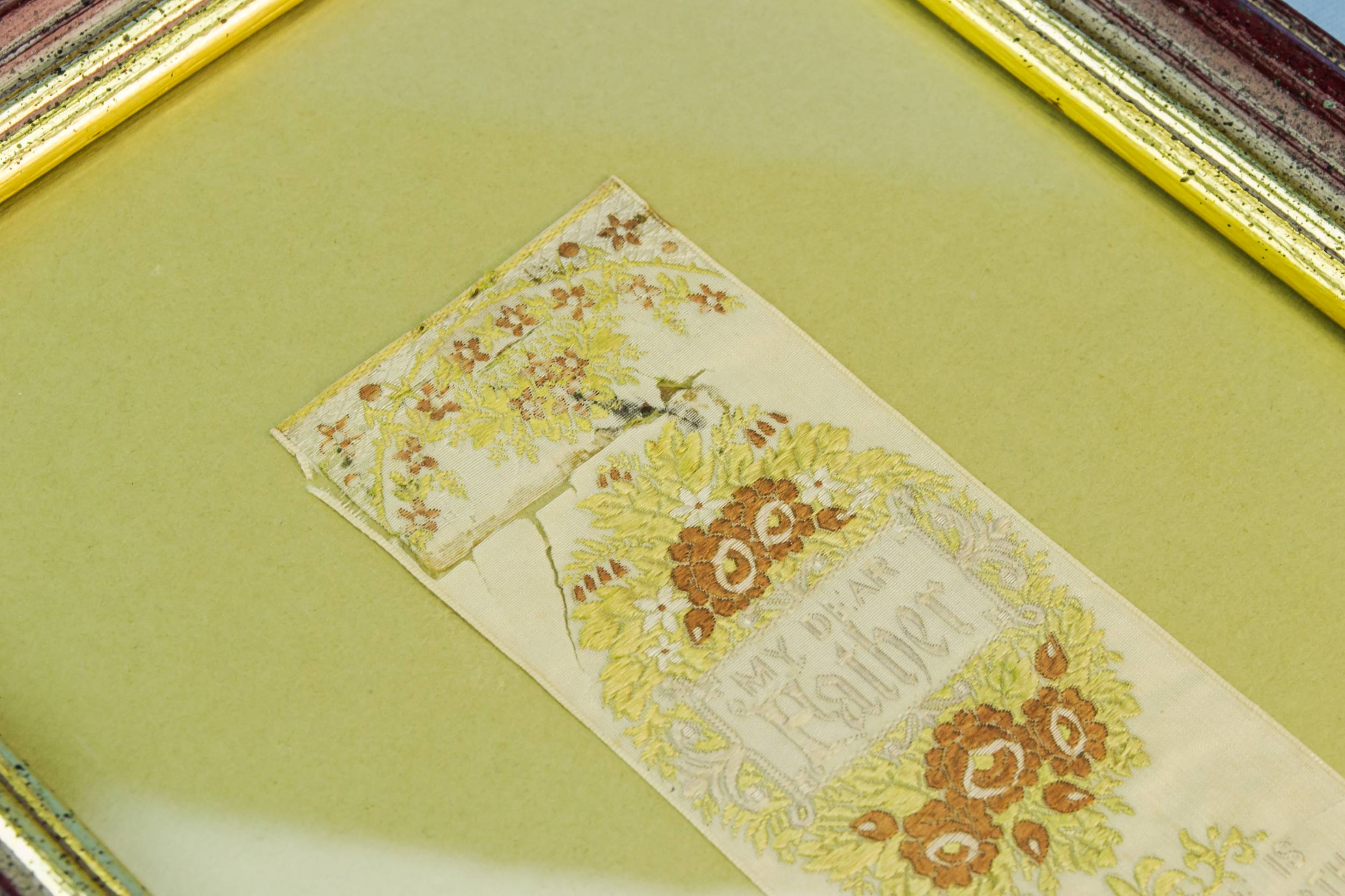 Framed Silk Embroidered — Framed silk bookmark 5