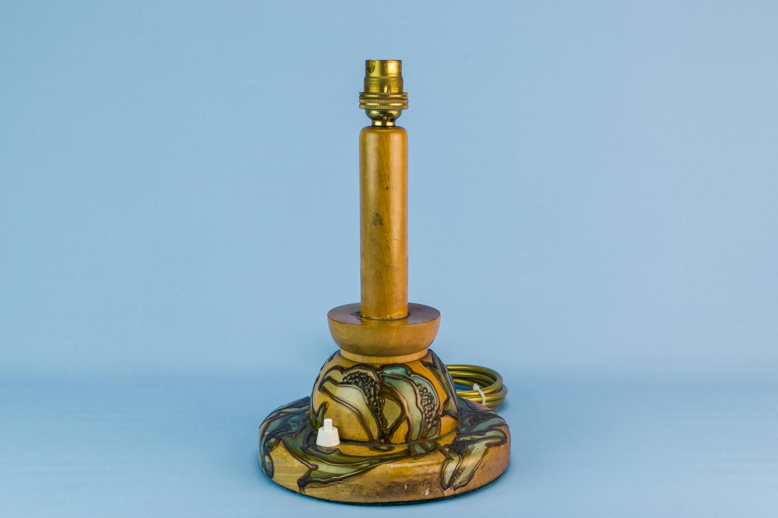 Art Deco Vintage — Art Deco wooden lamp