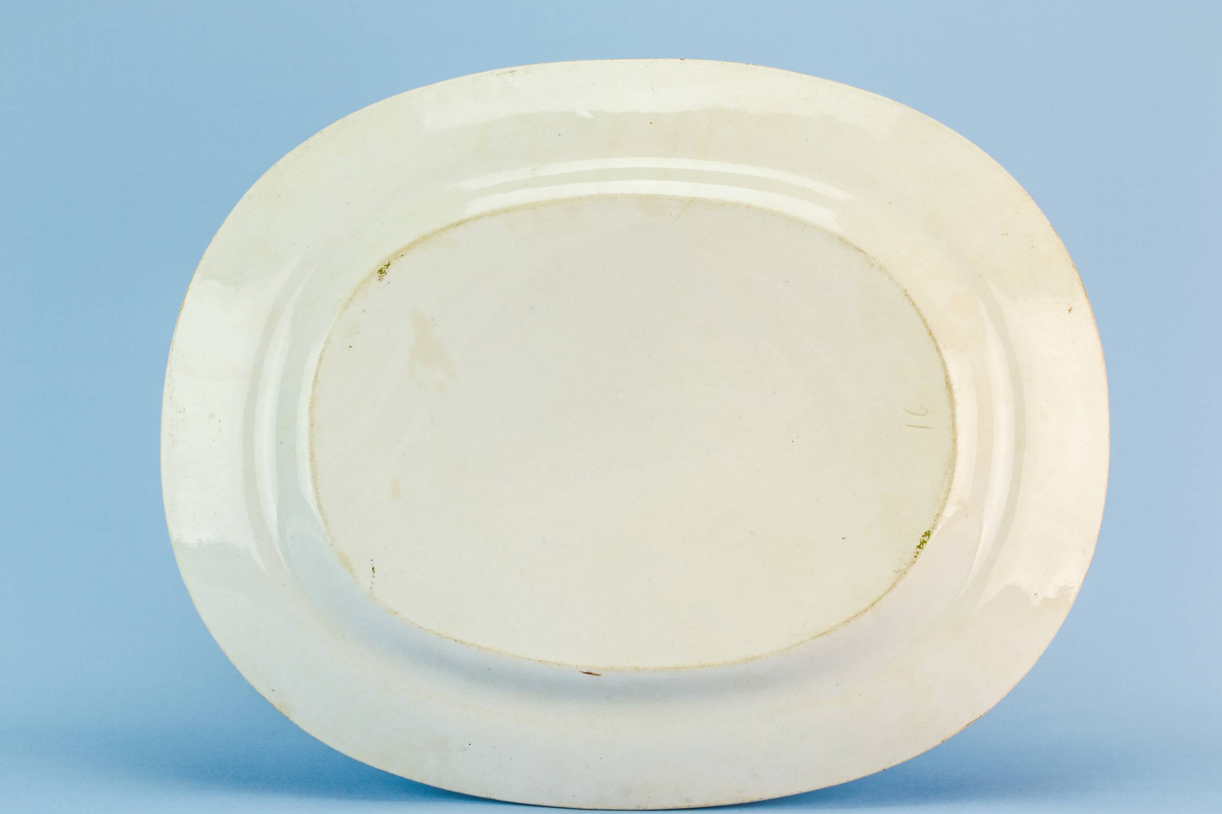 Opulent Antique Serving — High Victorian pottery platter 3
