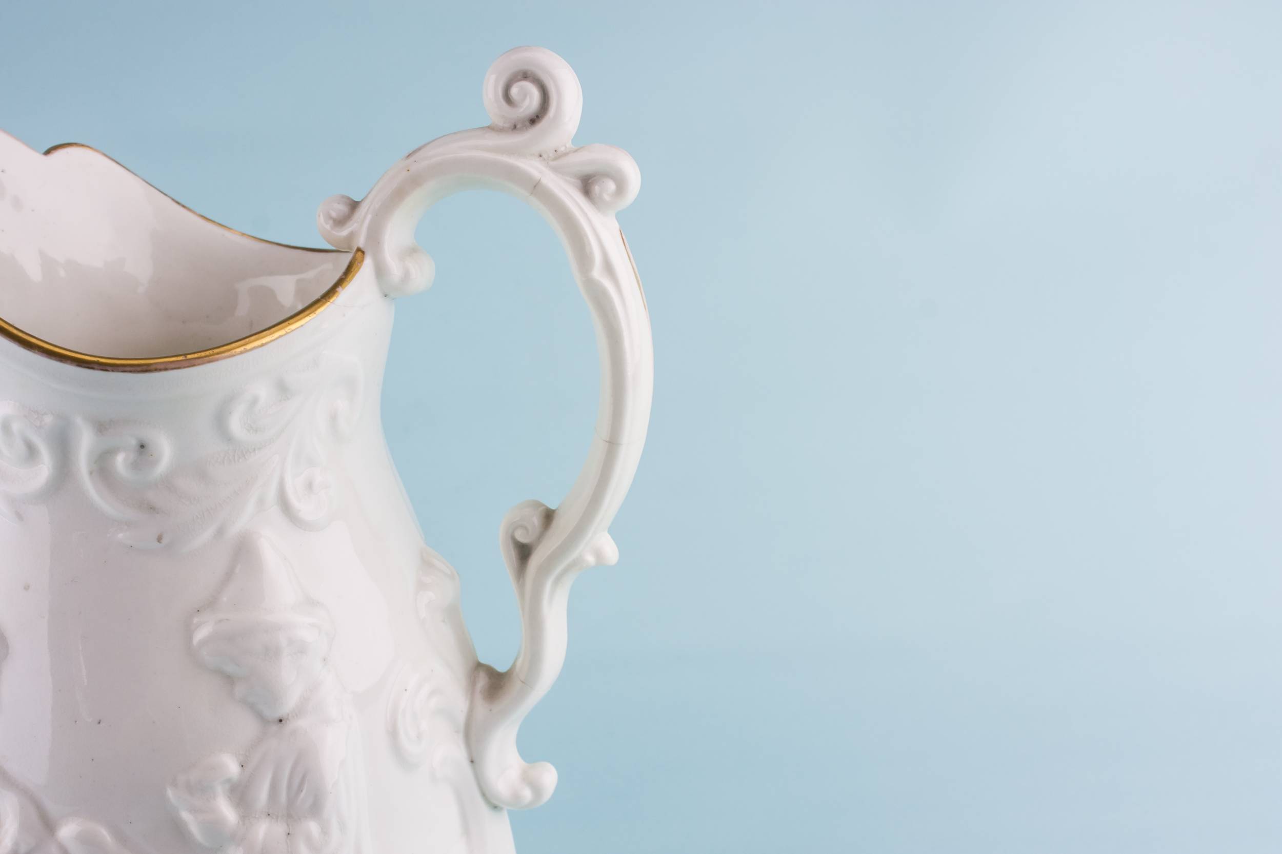 Gothic Revival Antique — Gothic Revival pottery jug 3