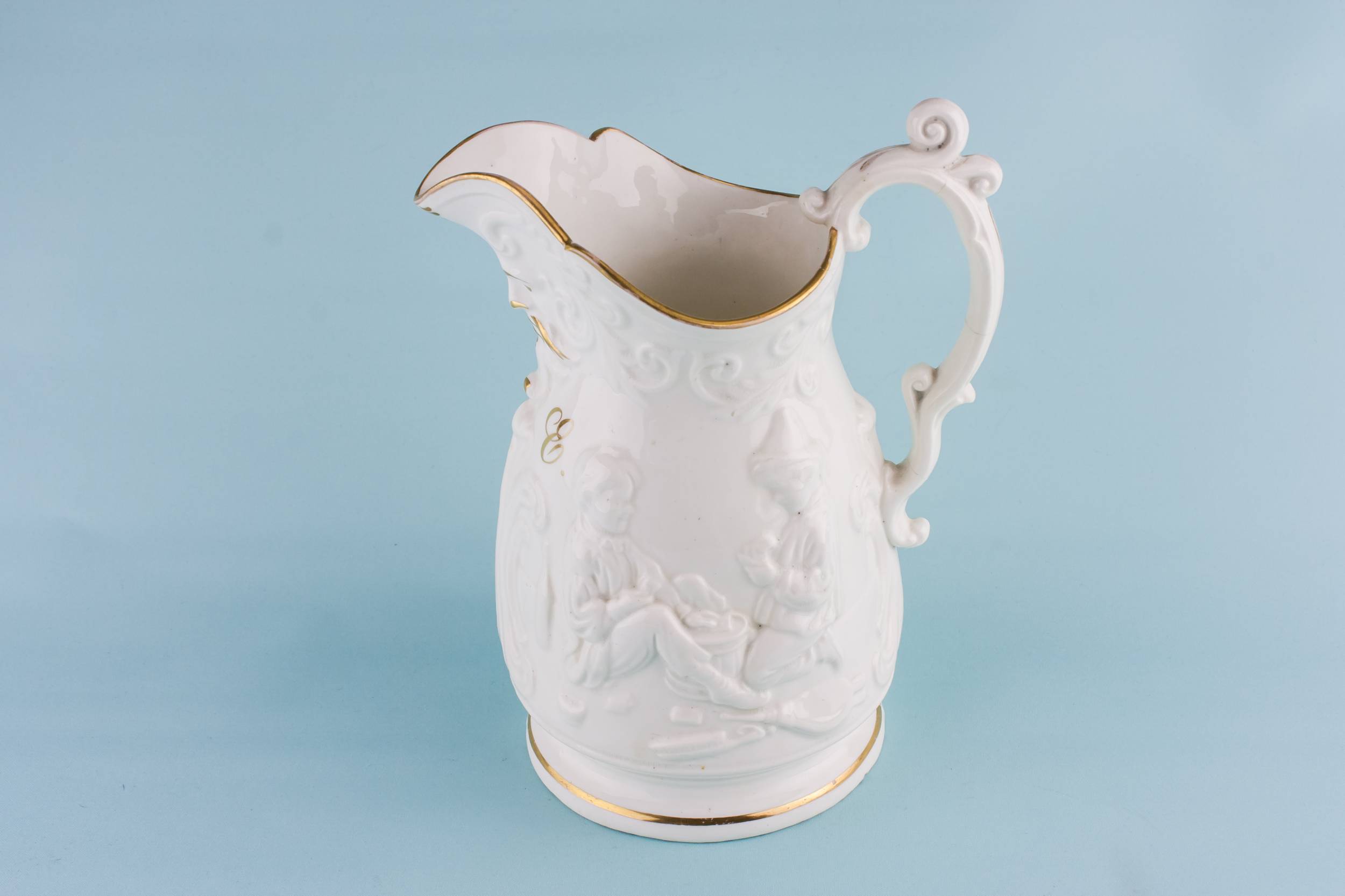 Gothic Revival Antique — Gothic Revival pottery jug