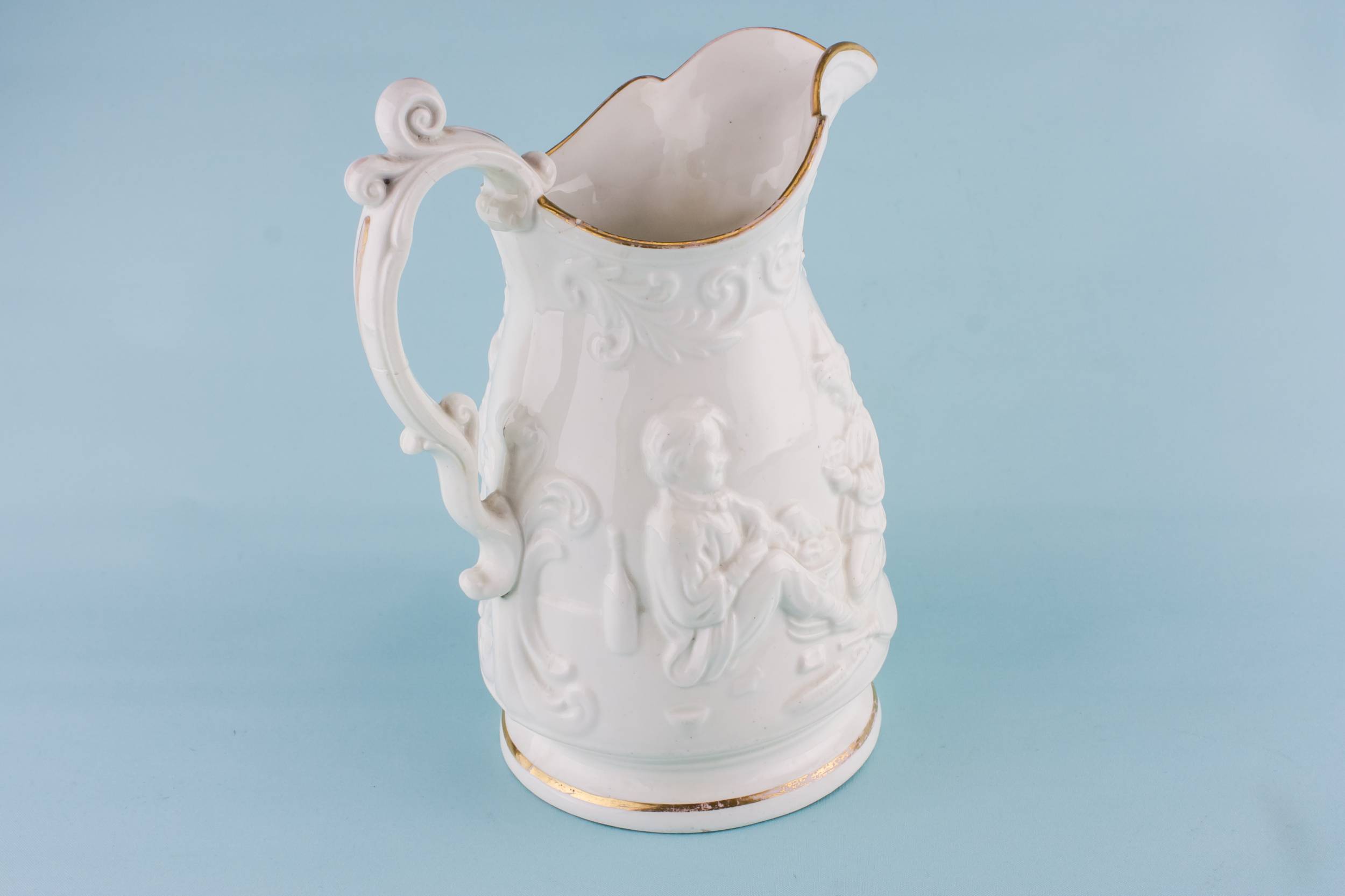 Gothic Revival Antique — Gothic Revival pottery jug 1