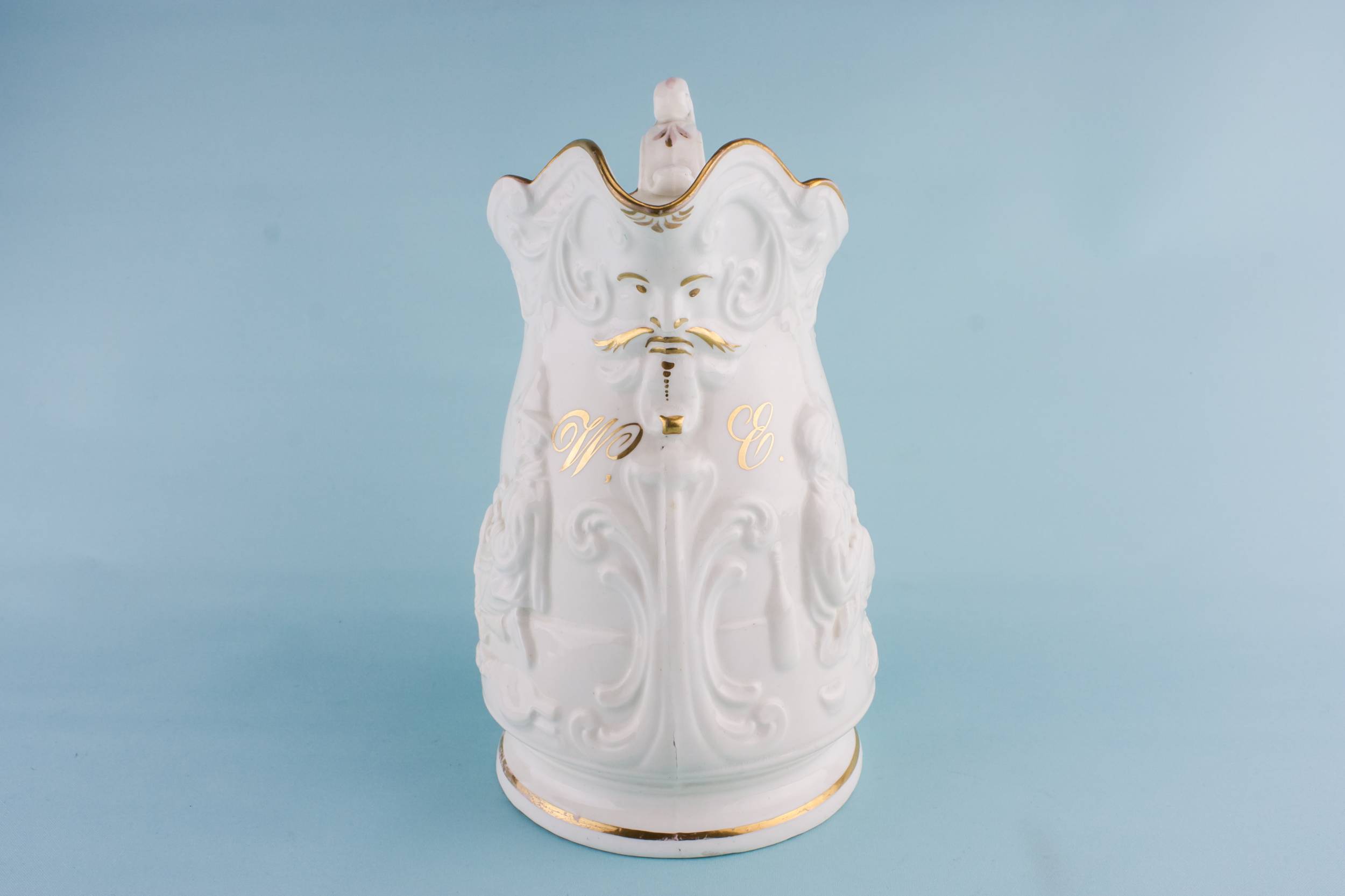 Gothic Revival Antique — Gothic Revival pottery jug 2