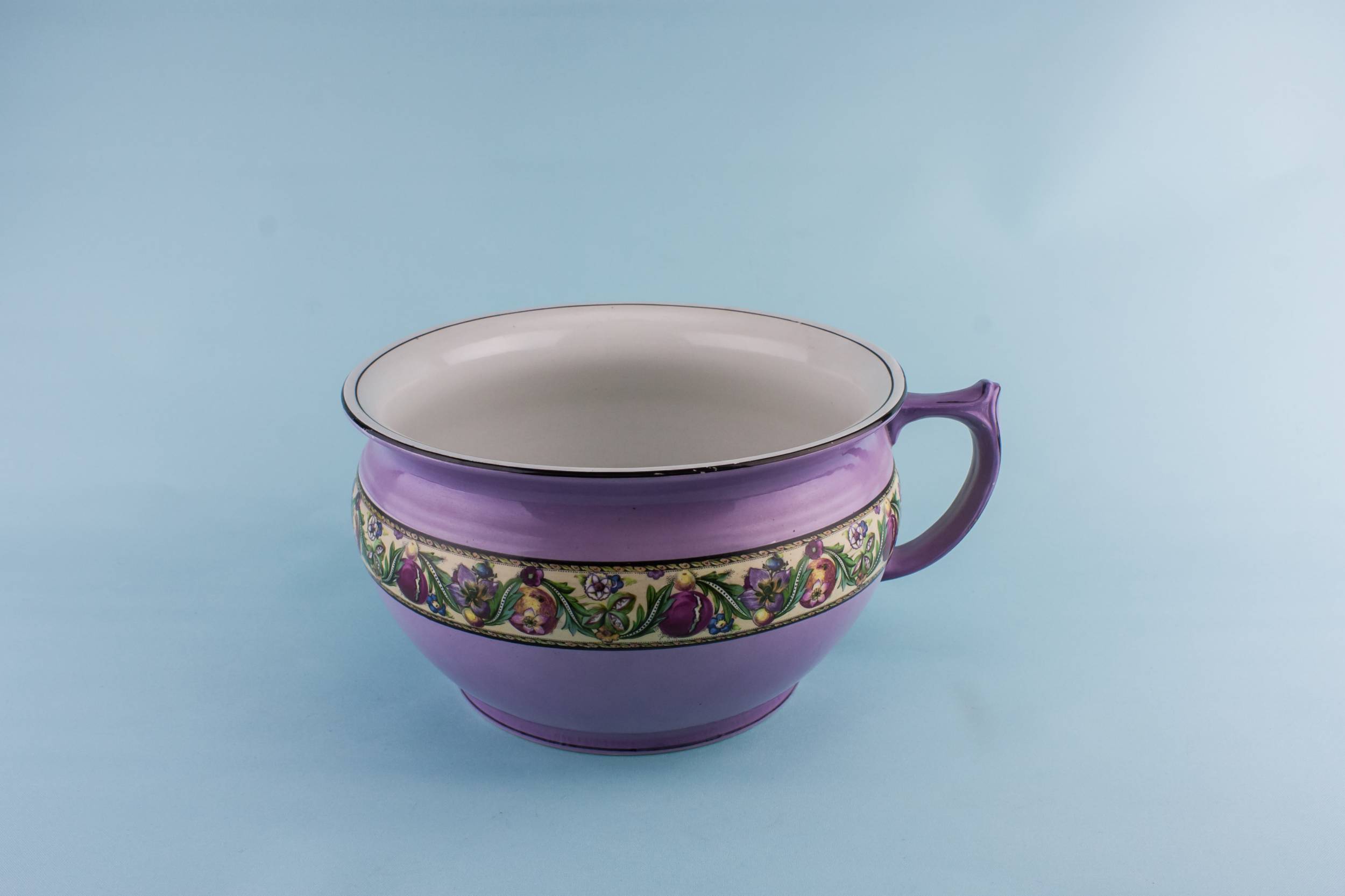 Beautiful Vintage PLANTER — Stoneware Art Deco planter