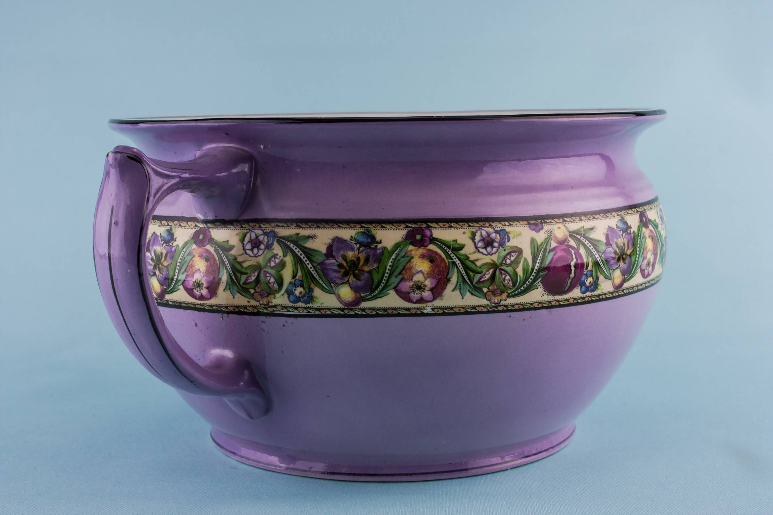Beautiful Vintage PLANTER — Stoneware Art Deco planter 1
