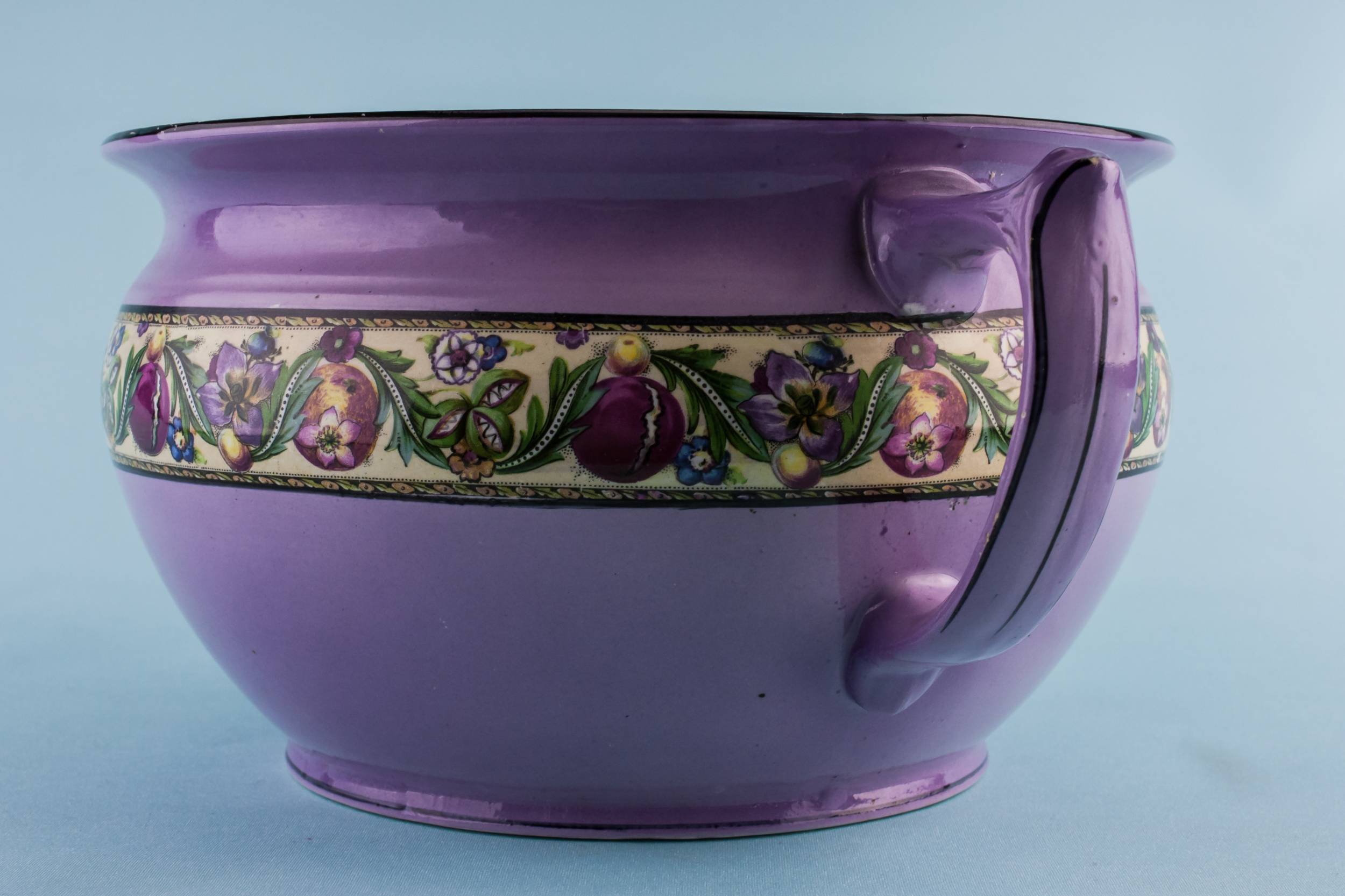 Beautiful Vintage PLANTER — Stoneware Art Deco planter 3