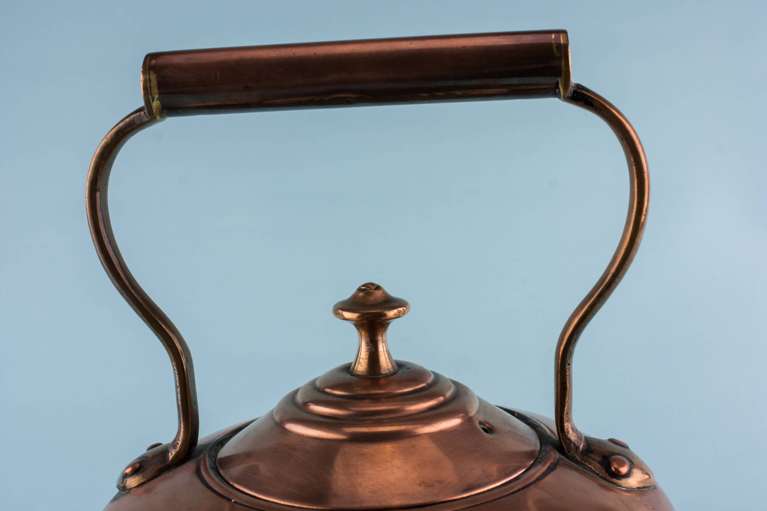 Antique Rustic Copper — Medium copper kettle 3