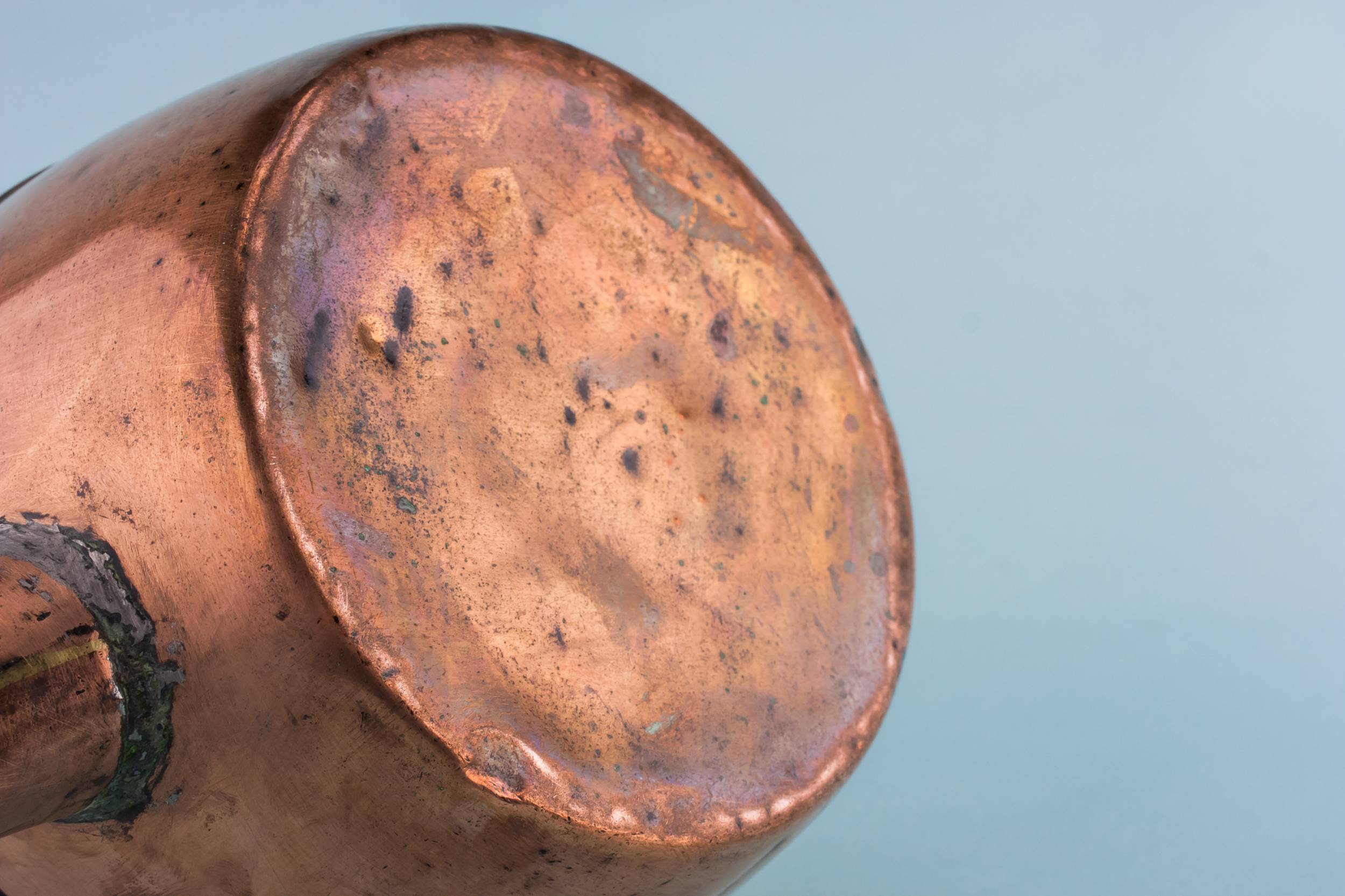 Antique Rustic Copper — Medium copper kettle 4