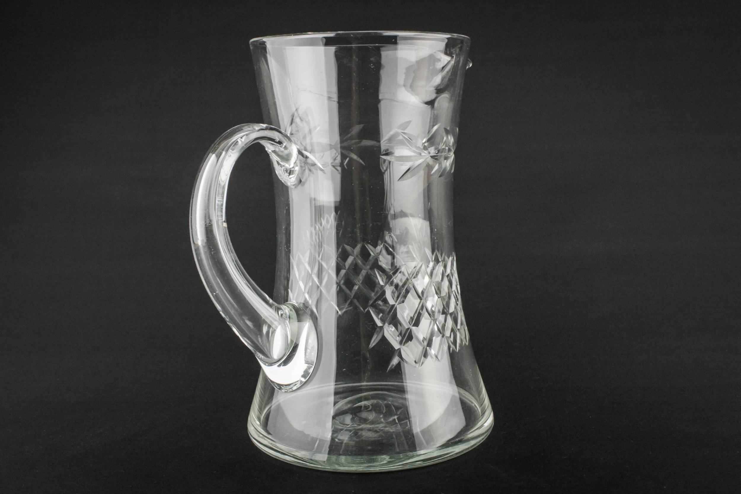 Art Deco Glass — Crystal glass jug 3