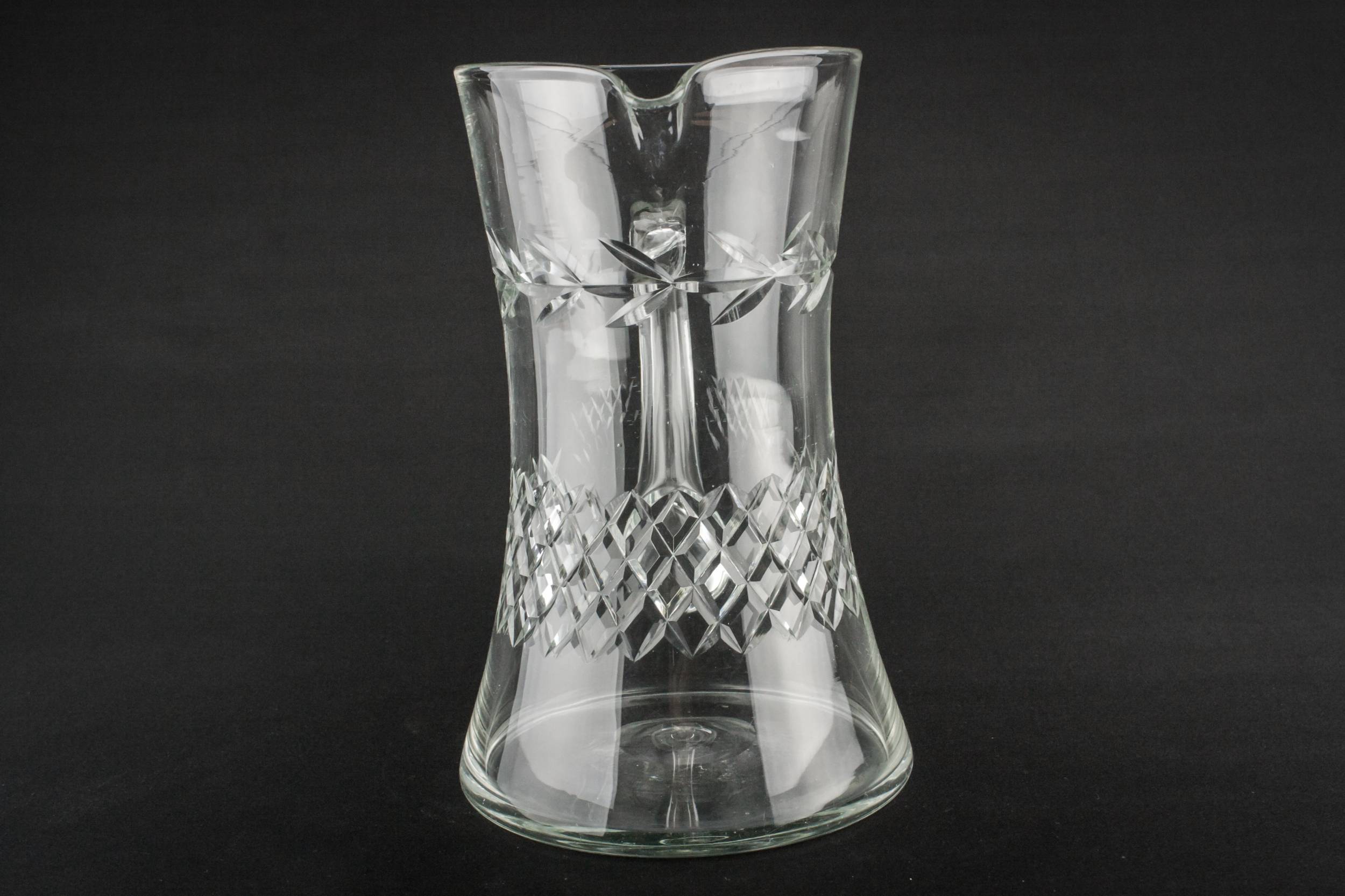Art Deco Glass — Crystal glass jug 1